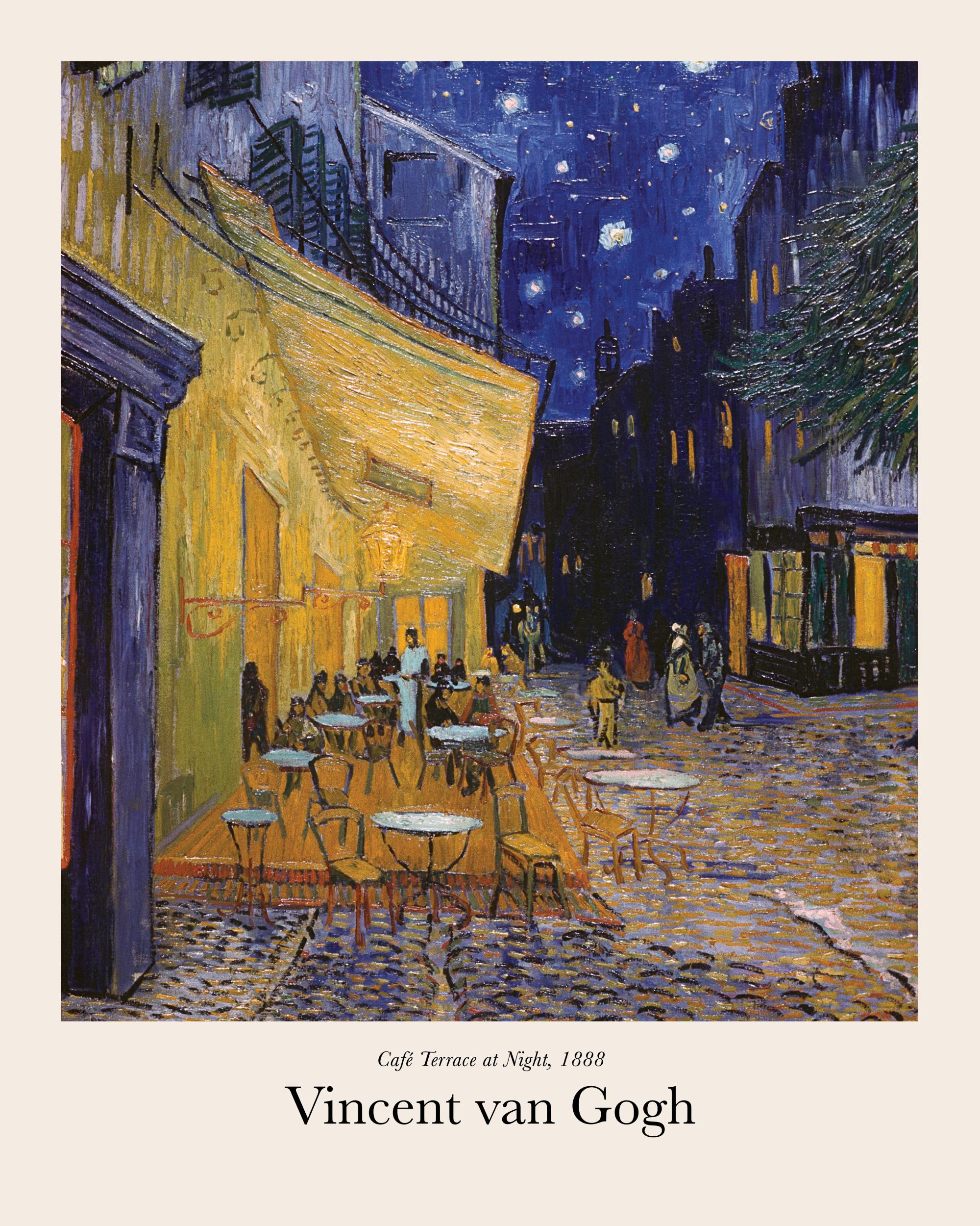Van Gogh - Café Terrace at Night Print | Art Poster