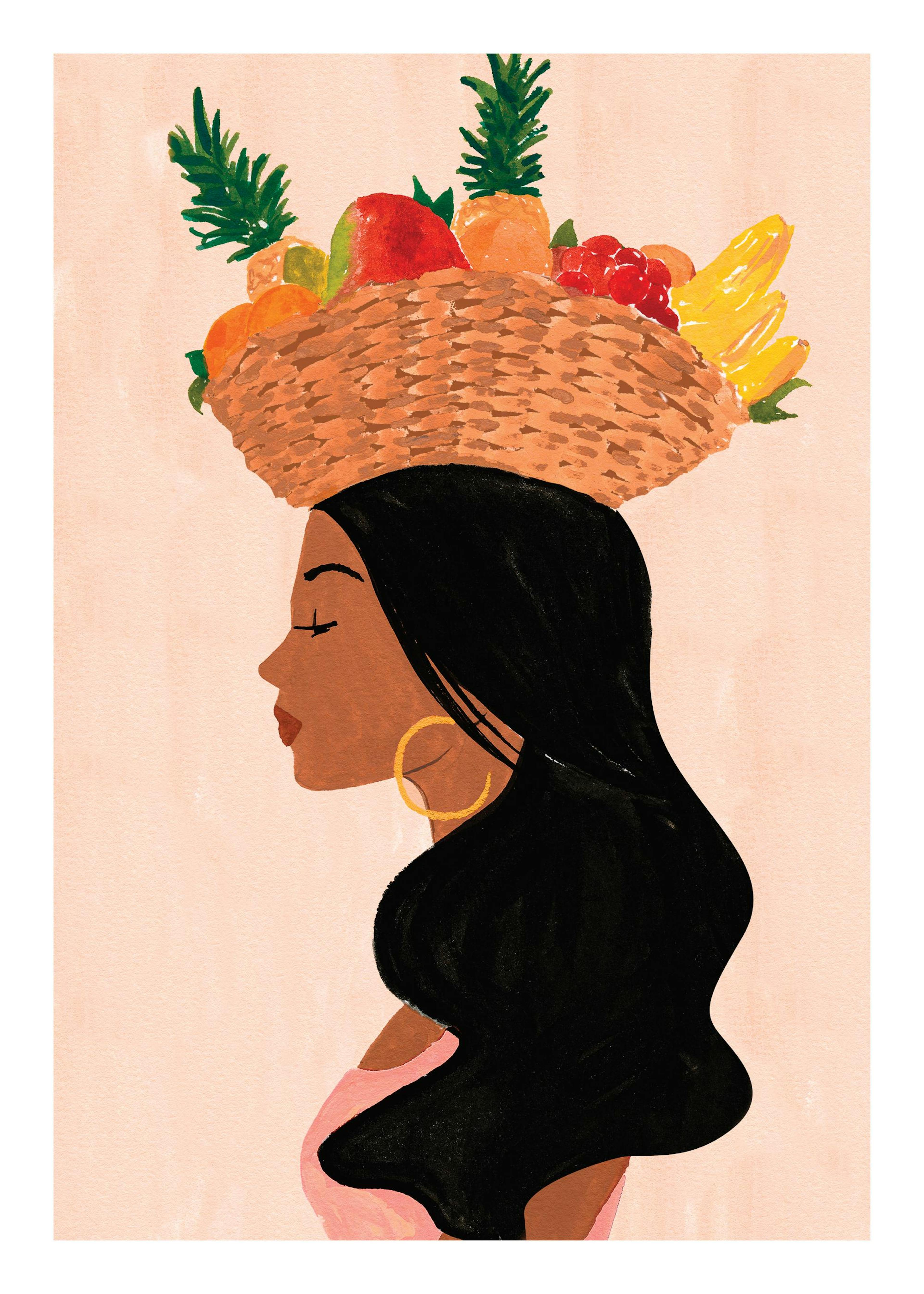 Sabina Fenn - Valentina's Fruit Basket Plakat 0