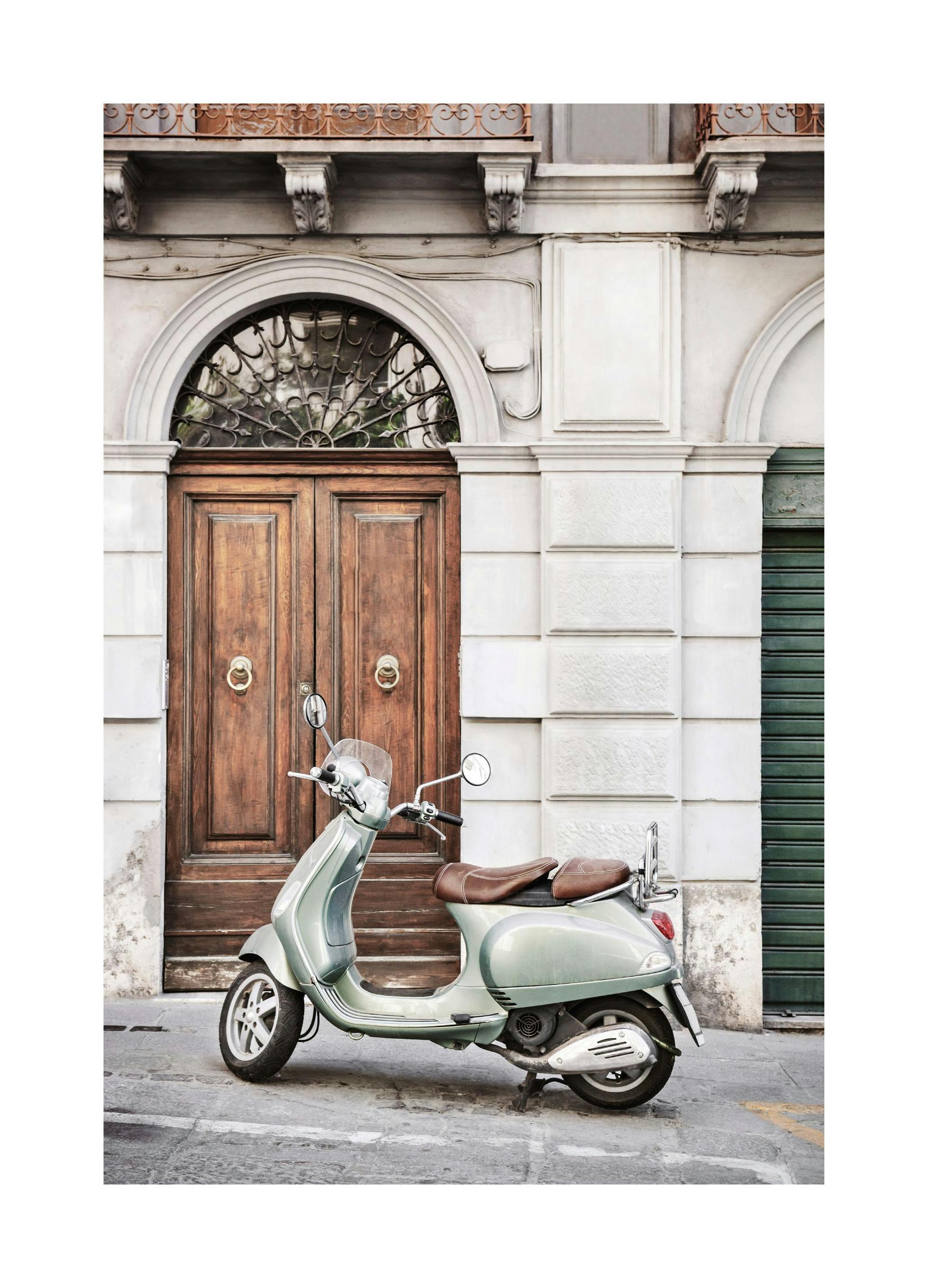 Scooter in Italy Poster (50x70 cm) - Vintage posters