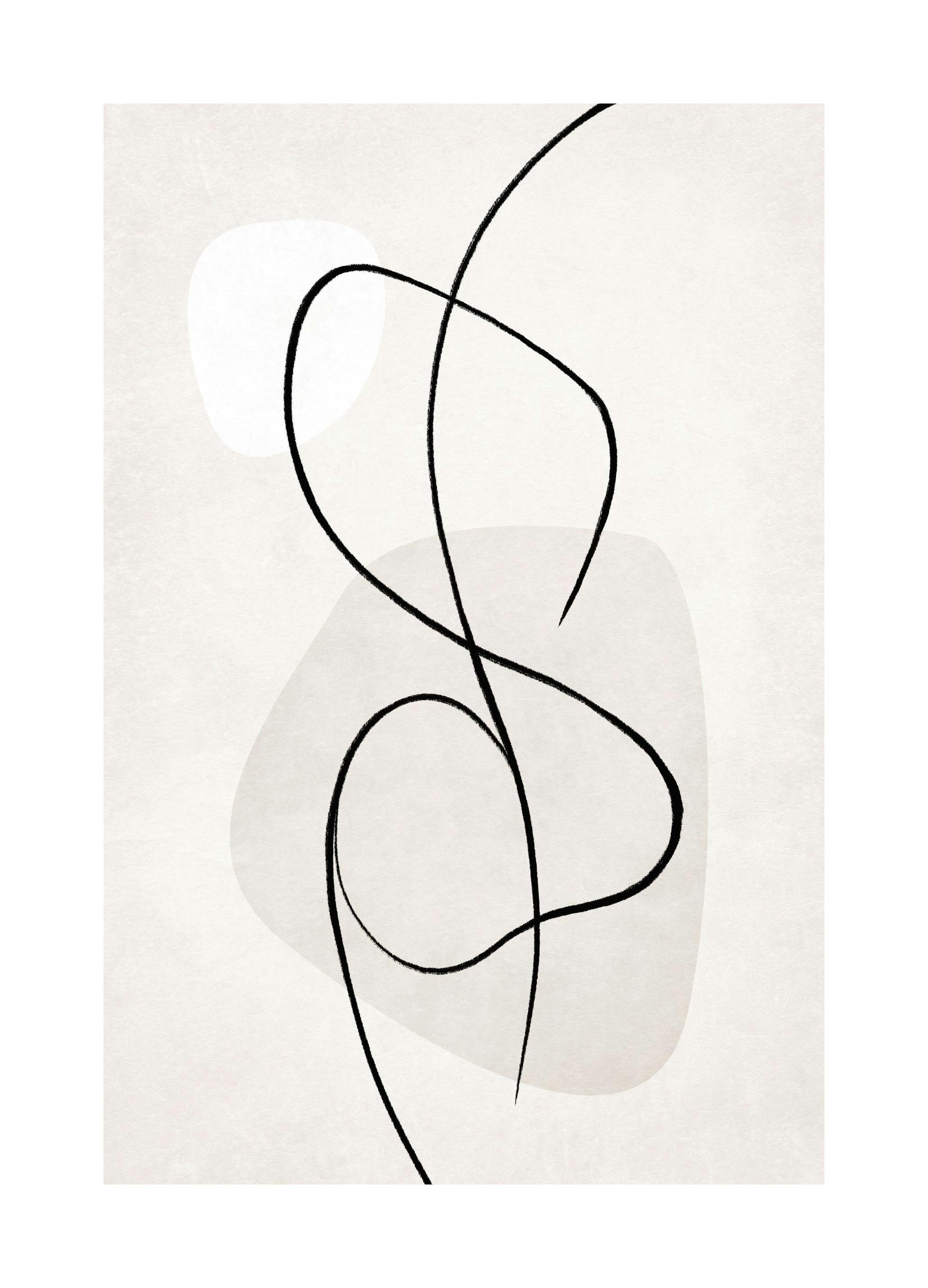Prints - Artful Lines No3 Print (50x70 cm) - Line Art prints