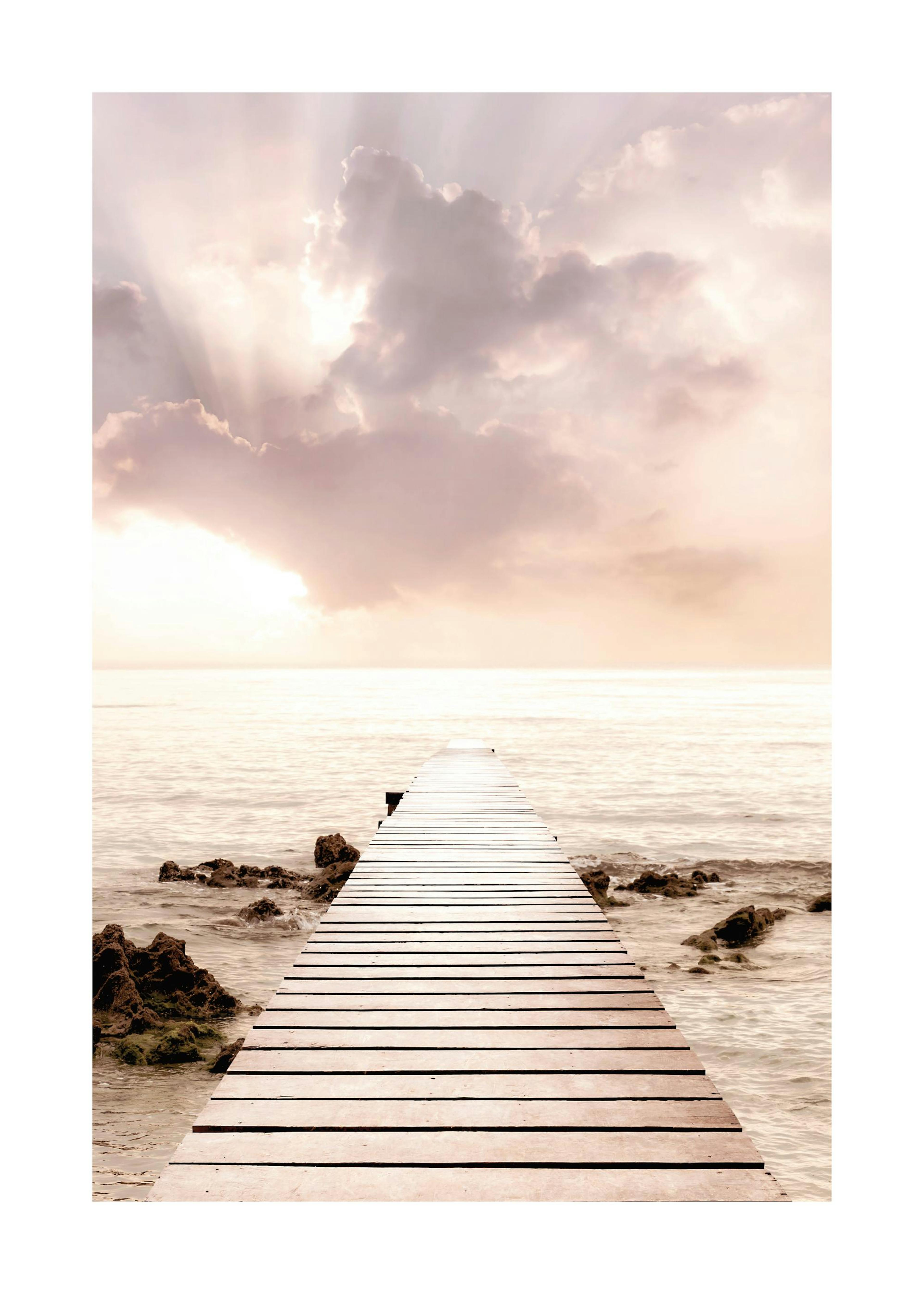 Jetty Facing the Sea Plakat 0