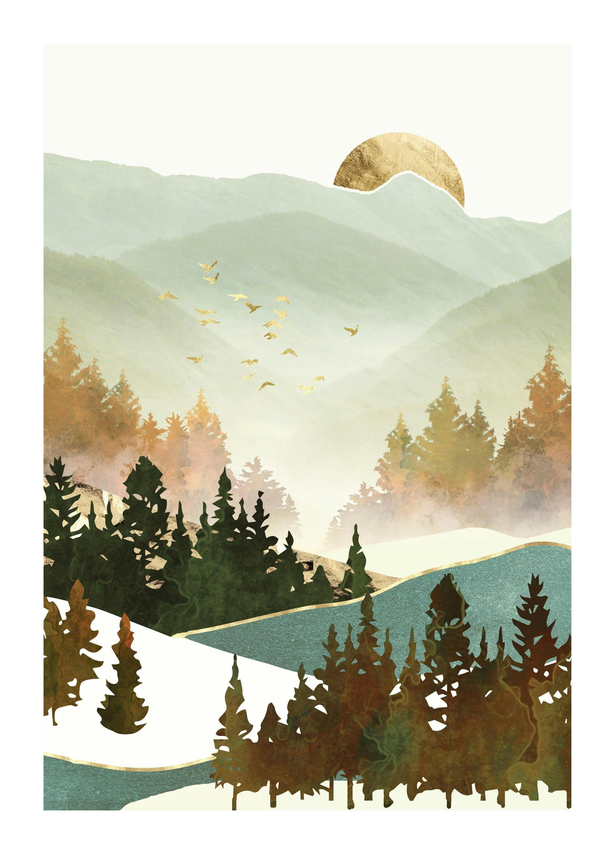 SpaceFrog Designs - Fall Morning Print (21x30 cm)