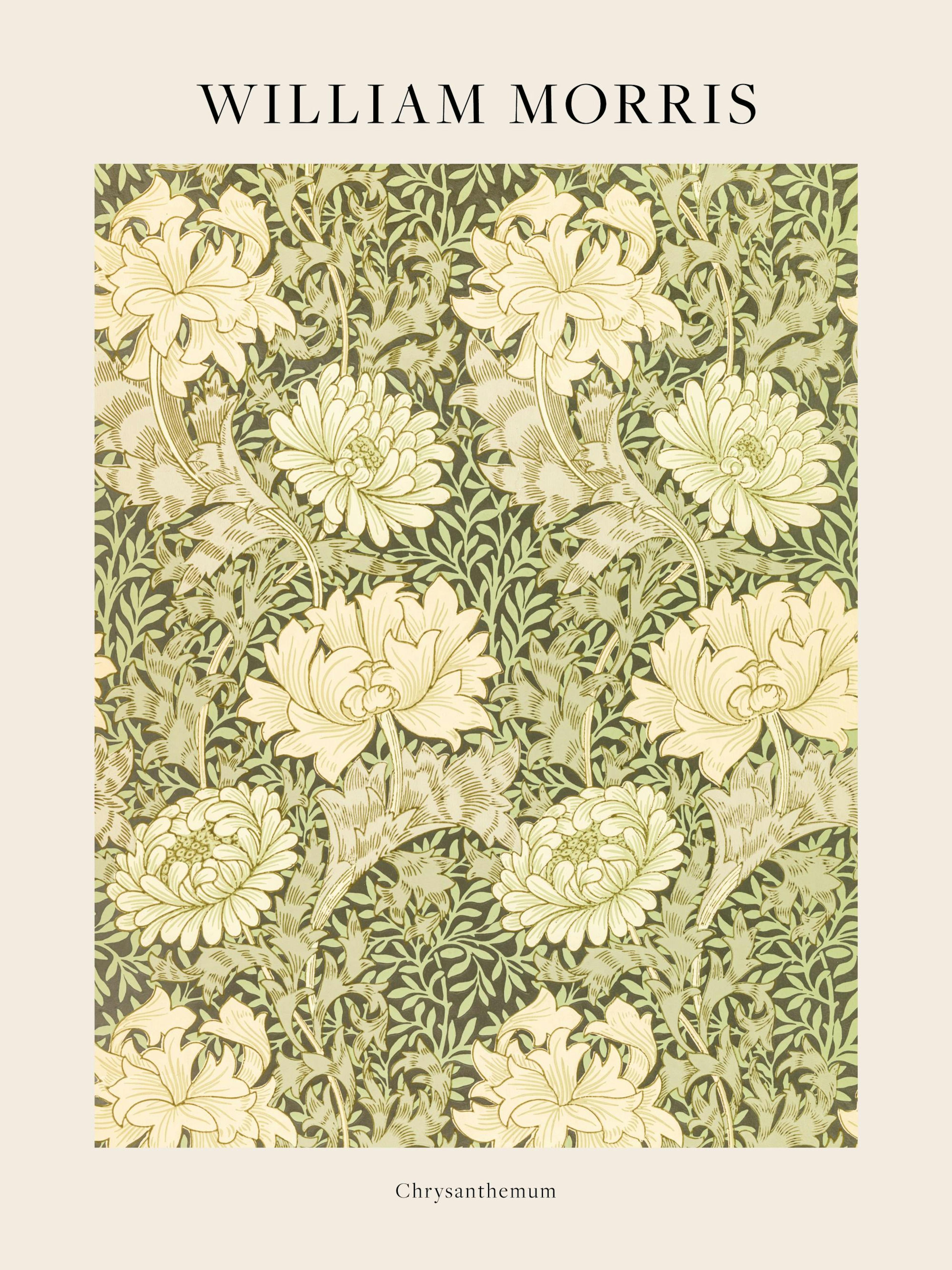 William Morris - Chrysanthemum Print 0