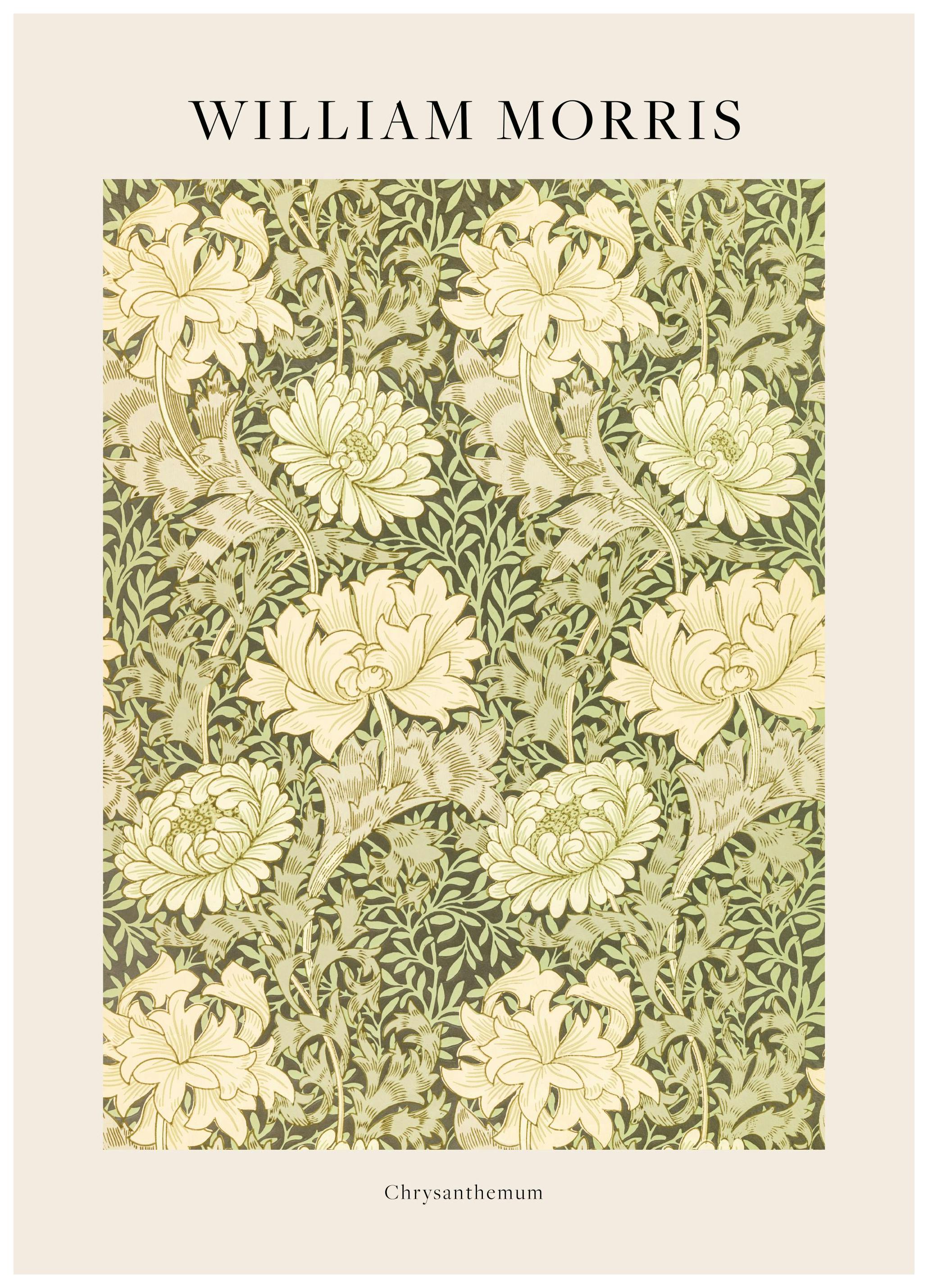 William Morris - Chrysanthemum Affiche (30x40 cm) - William Morris Affiche