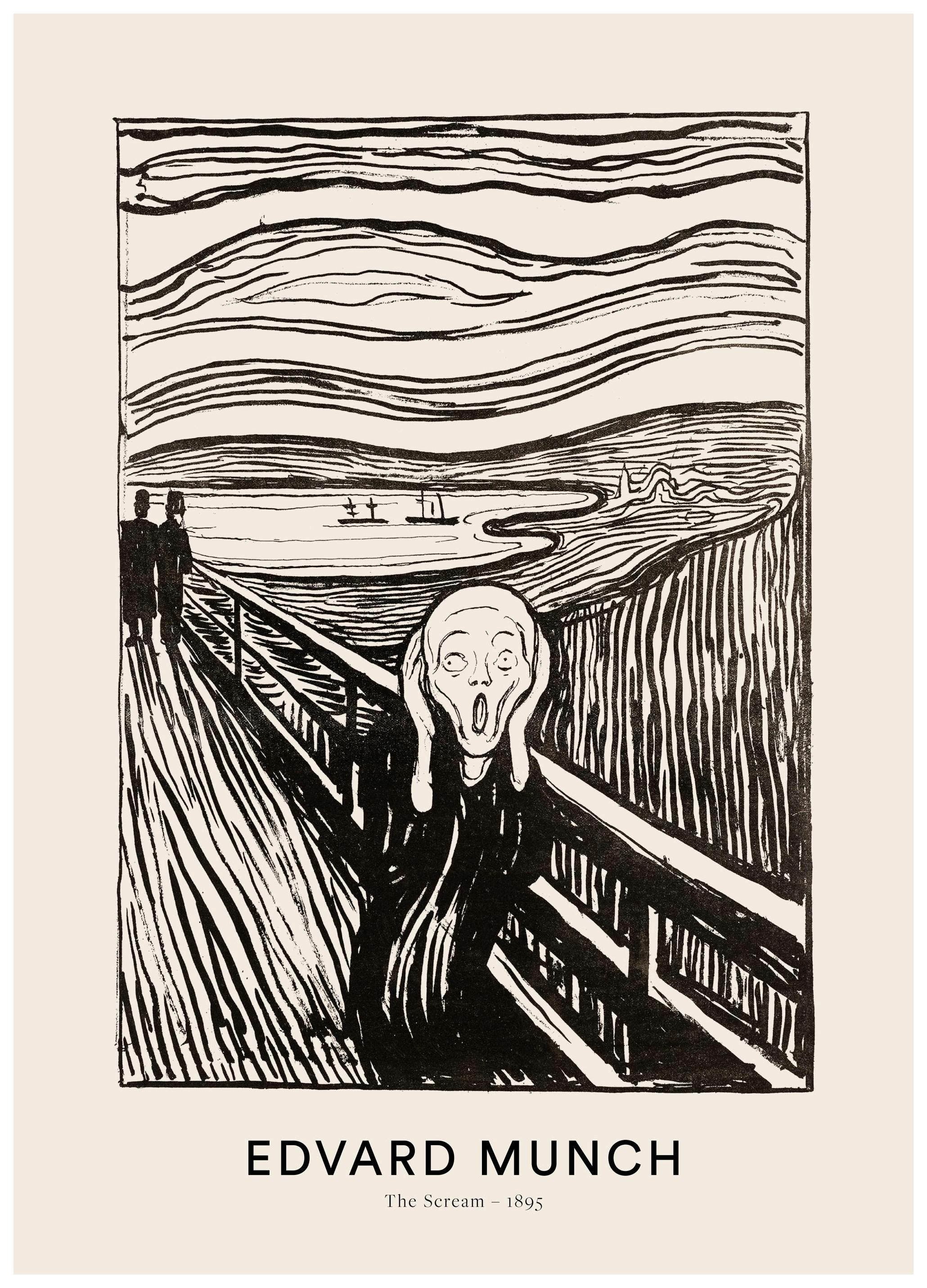 Edvard Munch - The Scream Print (50x70 cm)