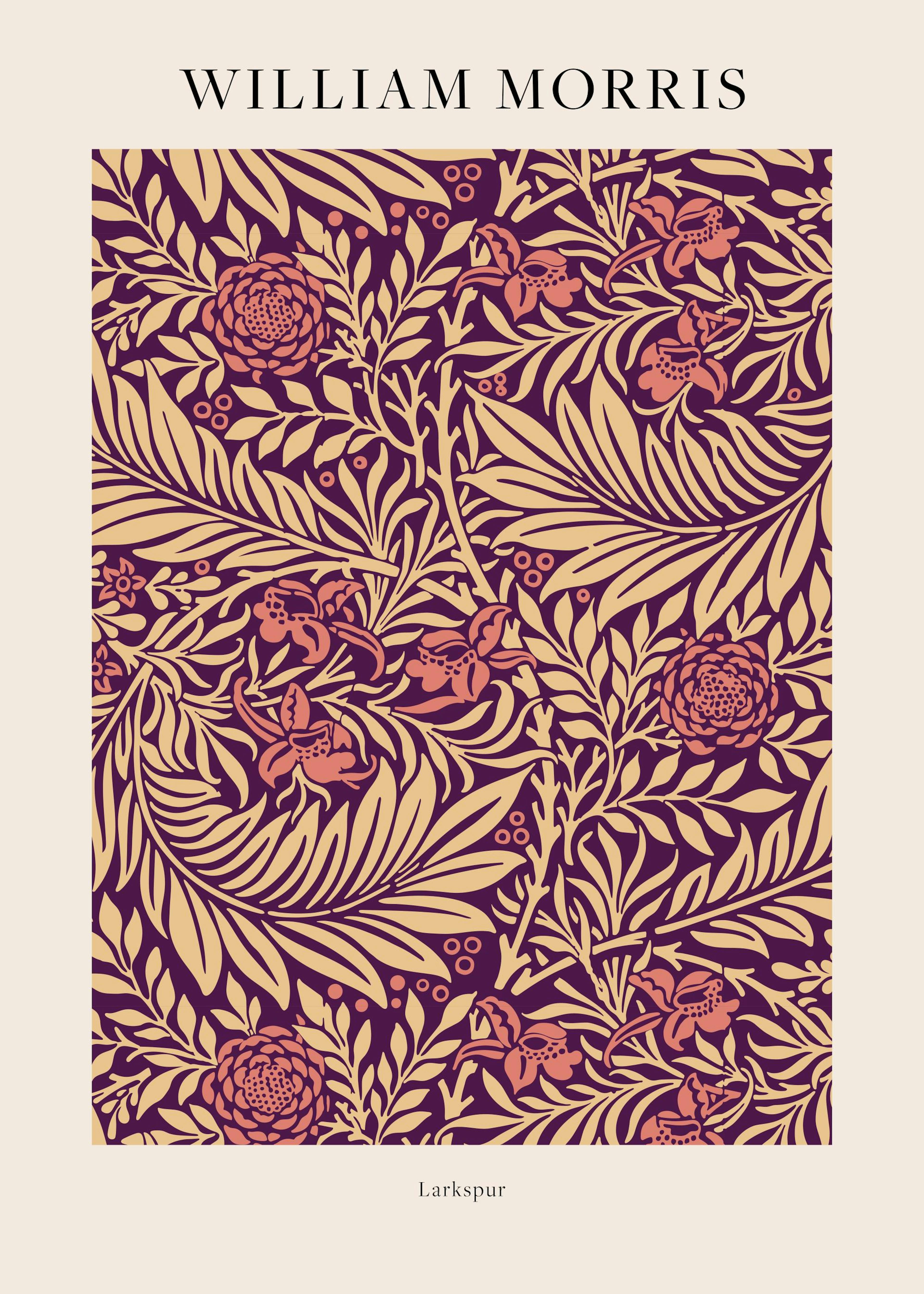 William Morris - Larkspur No2 Print 0