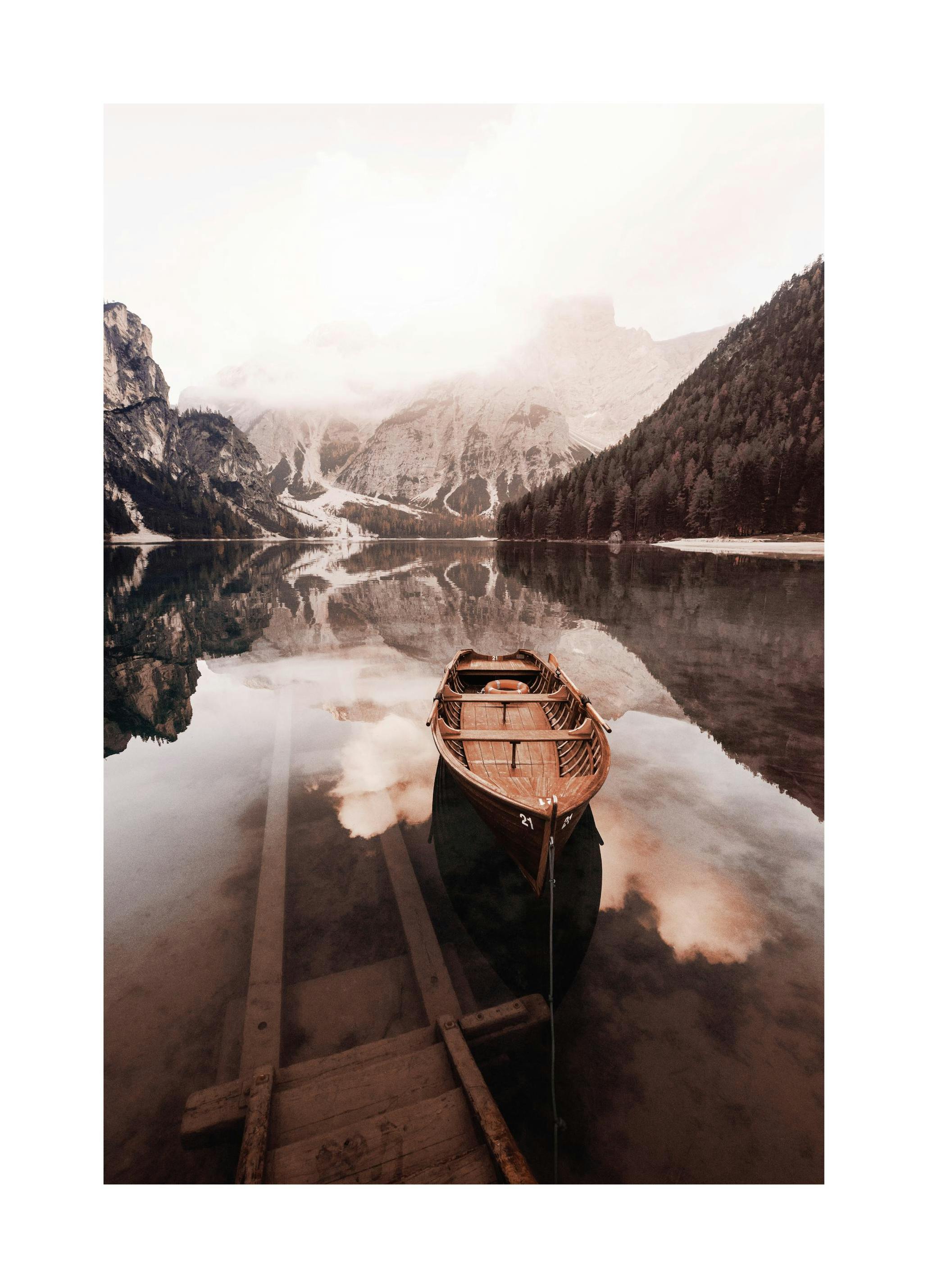 Calming Lake Poster (70x100 cm)