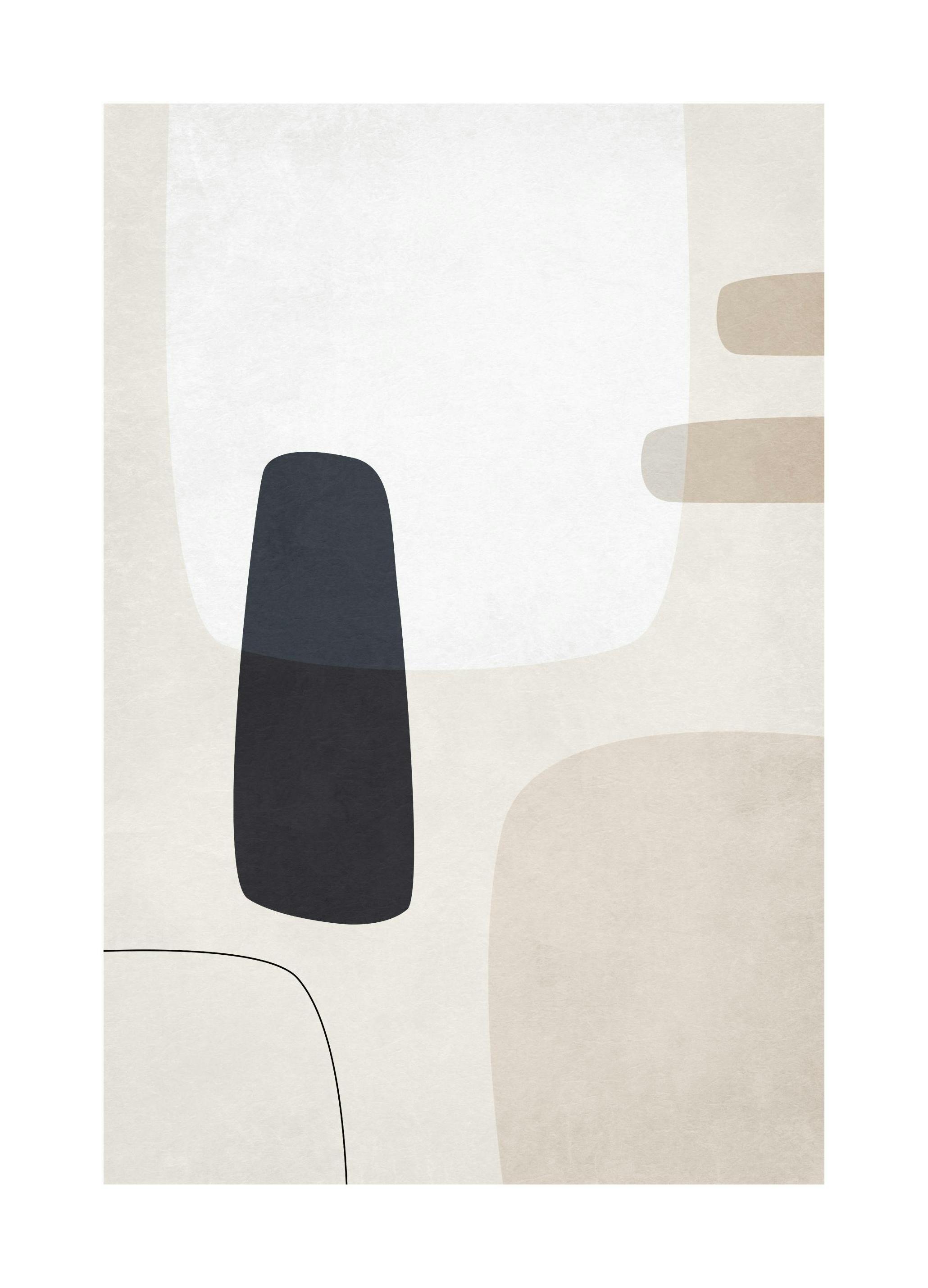 Prints - Graphic Neutrals No2 Print (50x70 cm) - Graphic art prints
