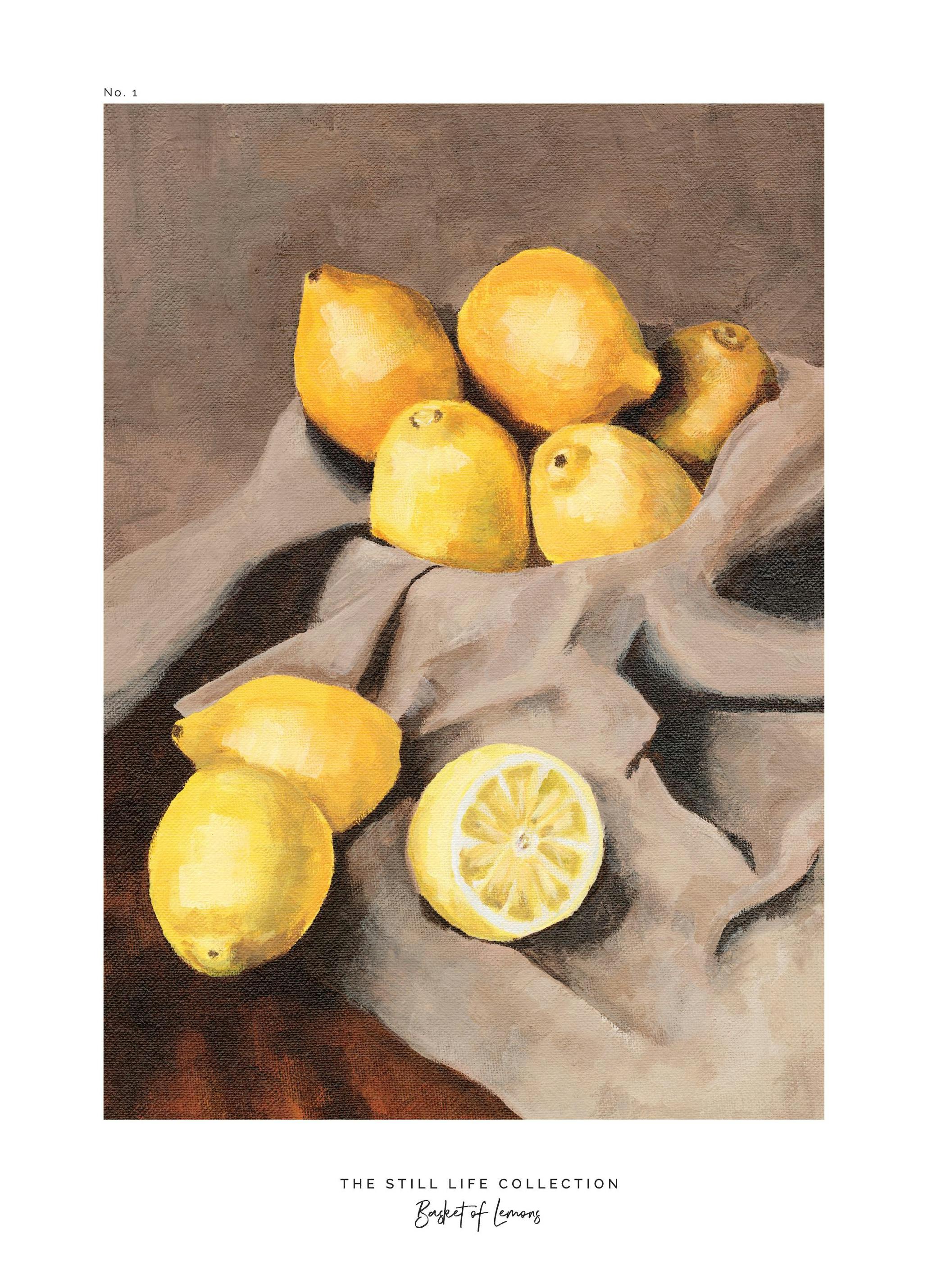 The Still Life Collection No1 Affiche (21x30 cm) - Nourriture
