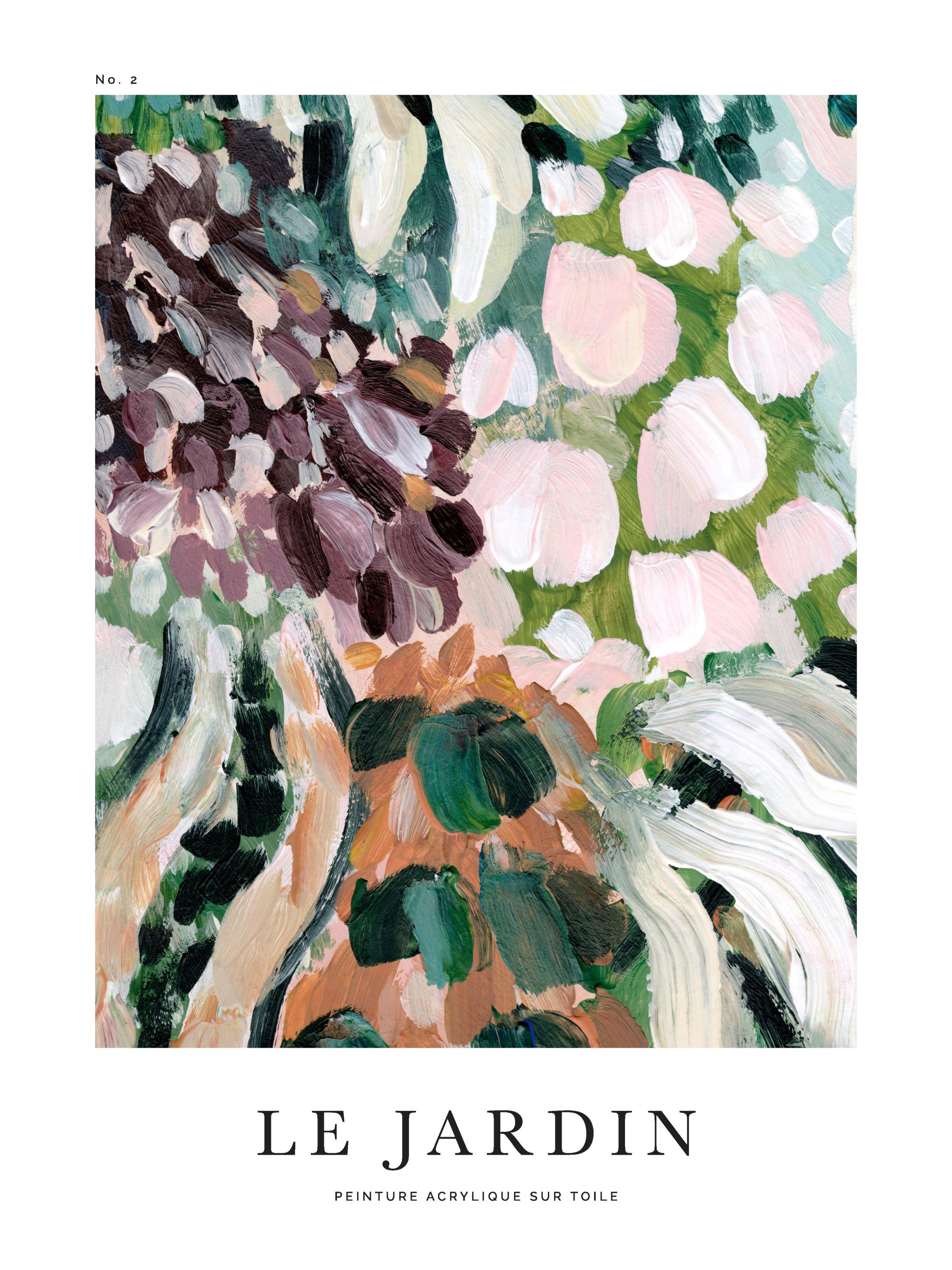 Acrylic Garden No2 Print – Abstract Floral Poster | Desenio