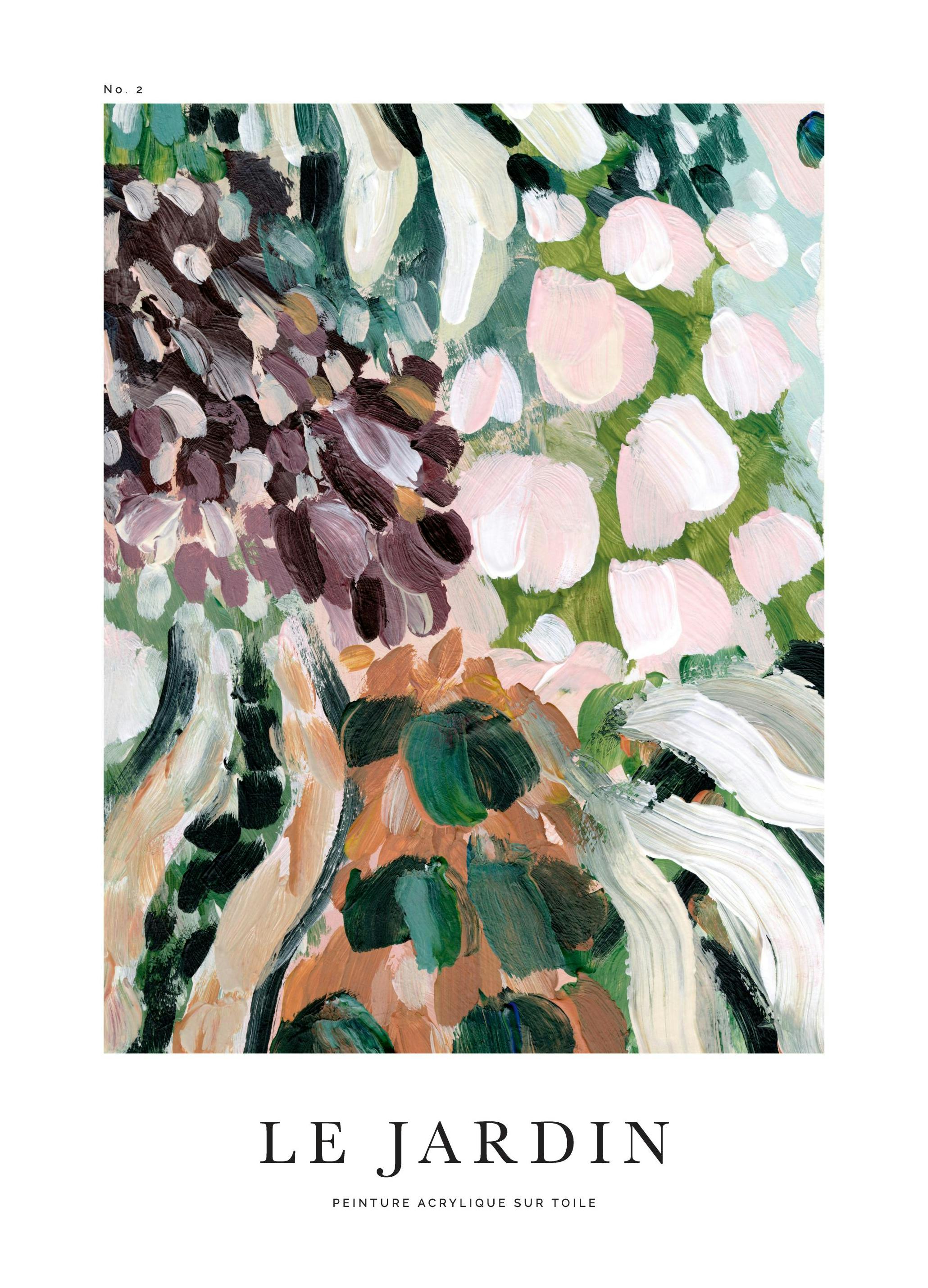 Acrylic Garden No2 Print (70x100 cm)
