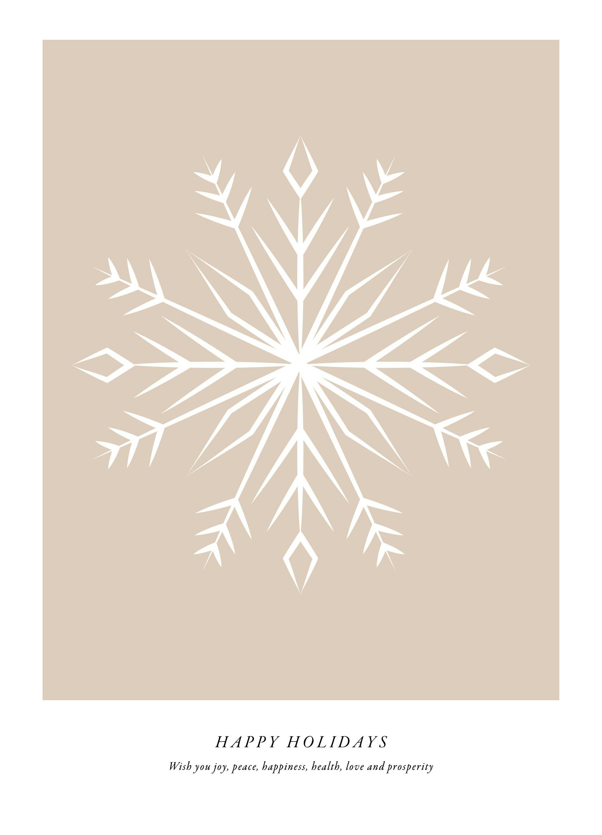 Happy Holidays No2 Print (30x40 cm)