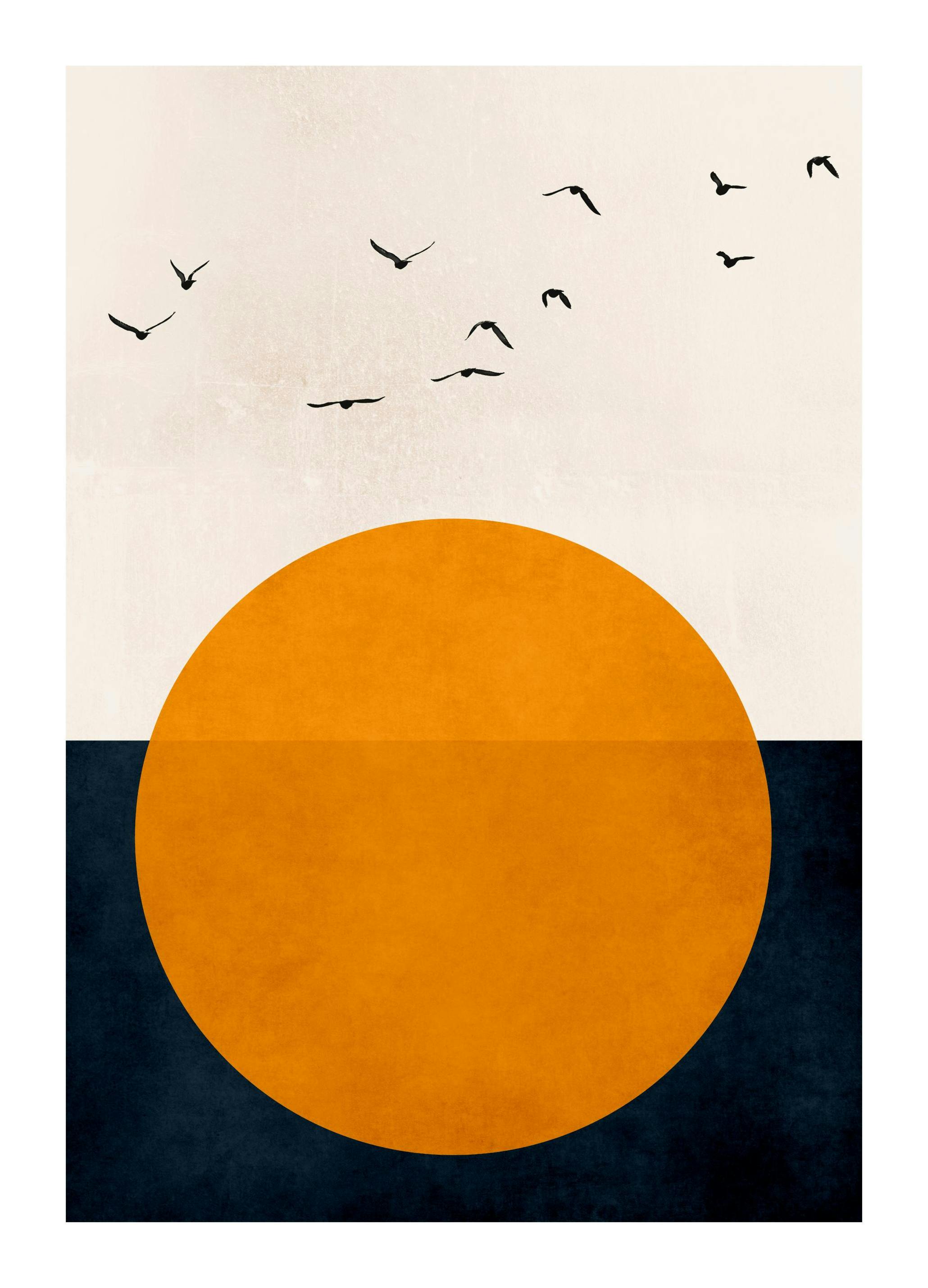 Boris Draschoff / Kubistika - Melody of Life Poster (30x40 cm) - Grafische posters