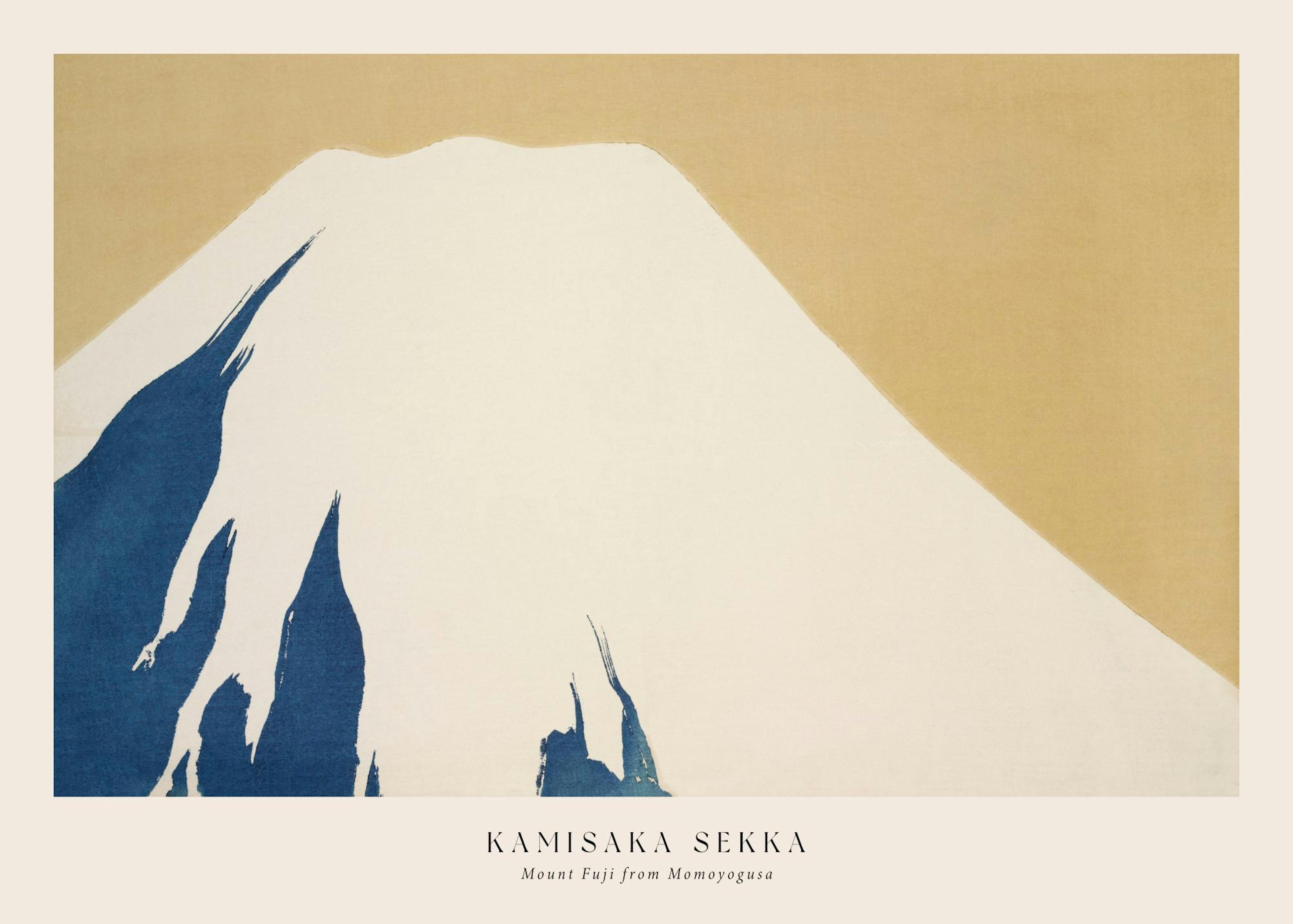 Kamisaka Sekka - Mount Fuji from Momoyogusa Plakat 0