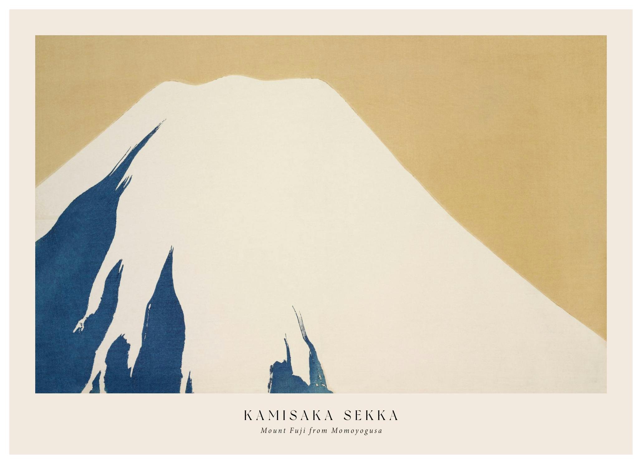 Kamisaka Sekka - Mount Fuji from Momoyogusa Print (50x70 cm)