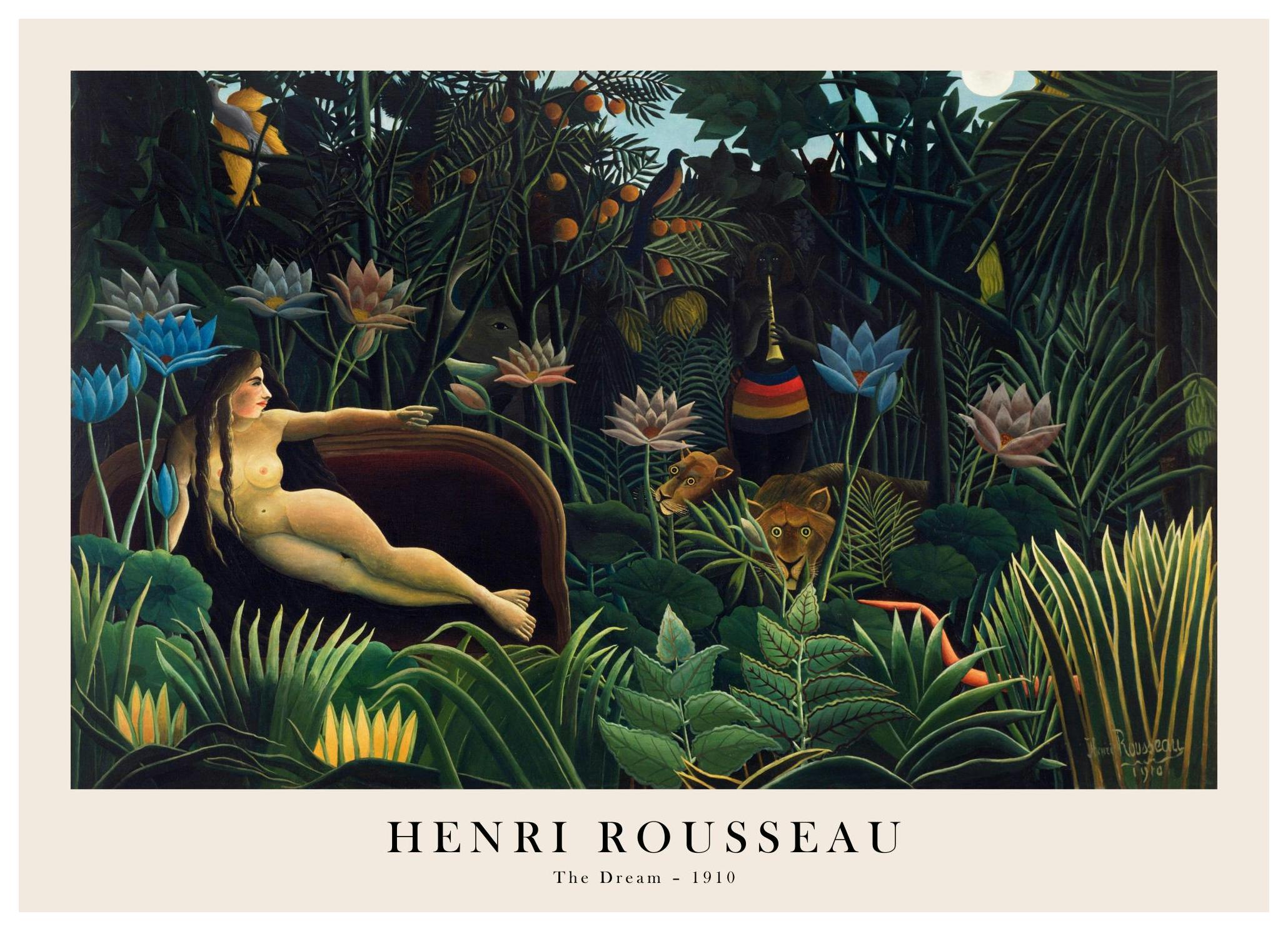 Rousseau - The Dream Print (21x30 cm)- Rousseau Posters