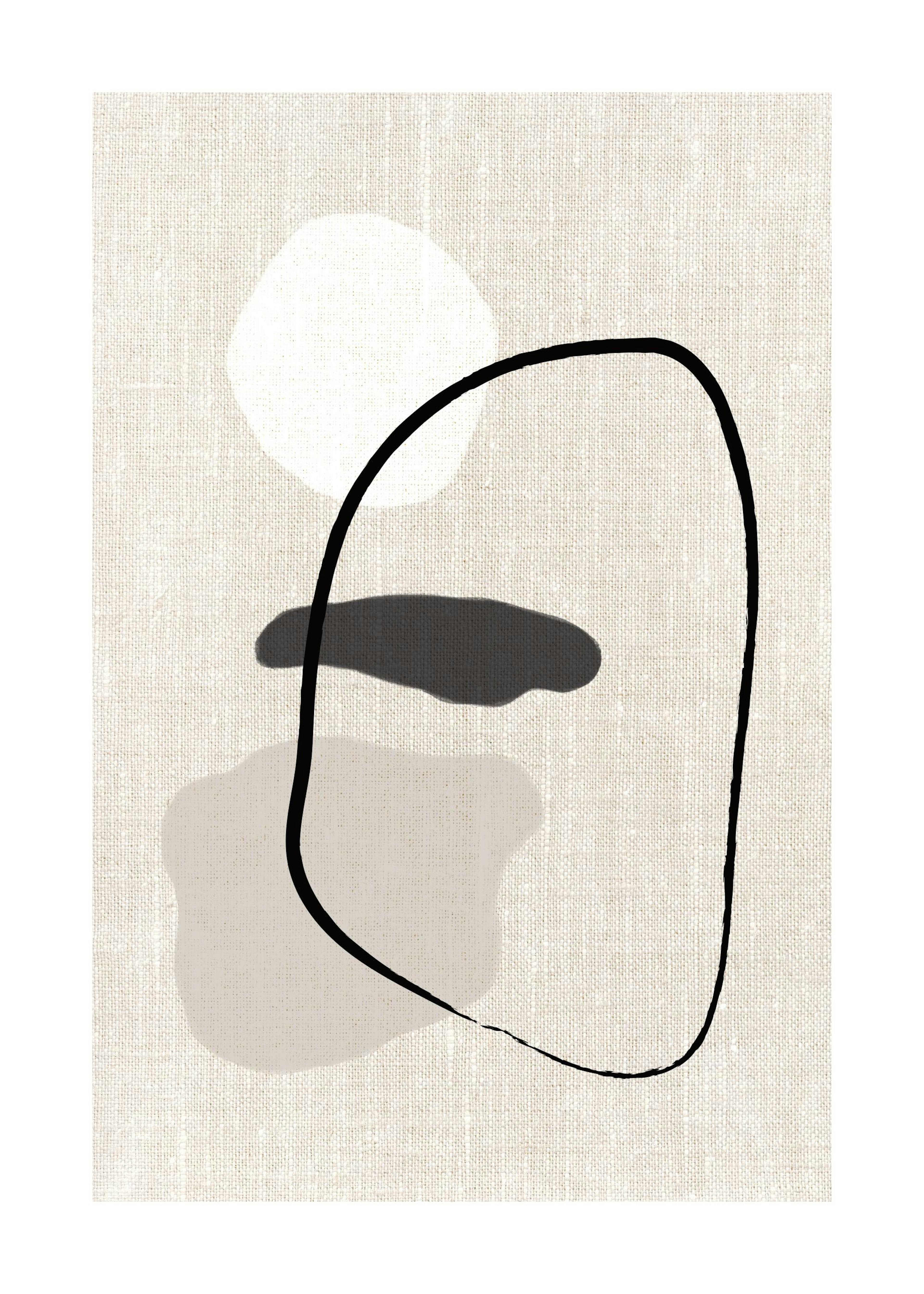Linen Shapes No1 Plakat 0