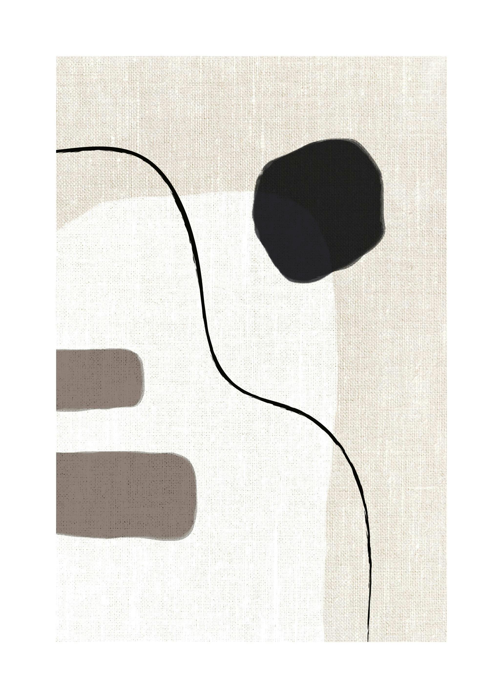 Prints - Linen Shapes No2 Print (50x70 cm) - Abstract art prints