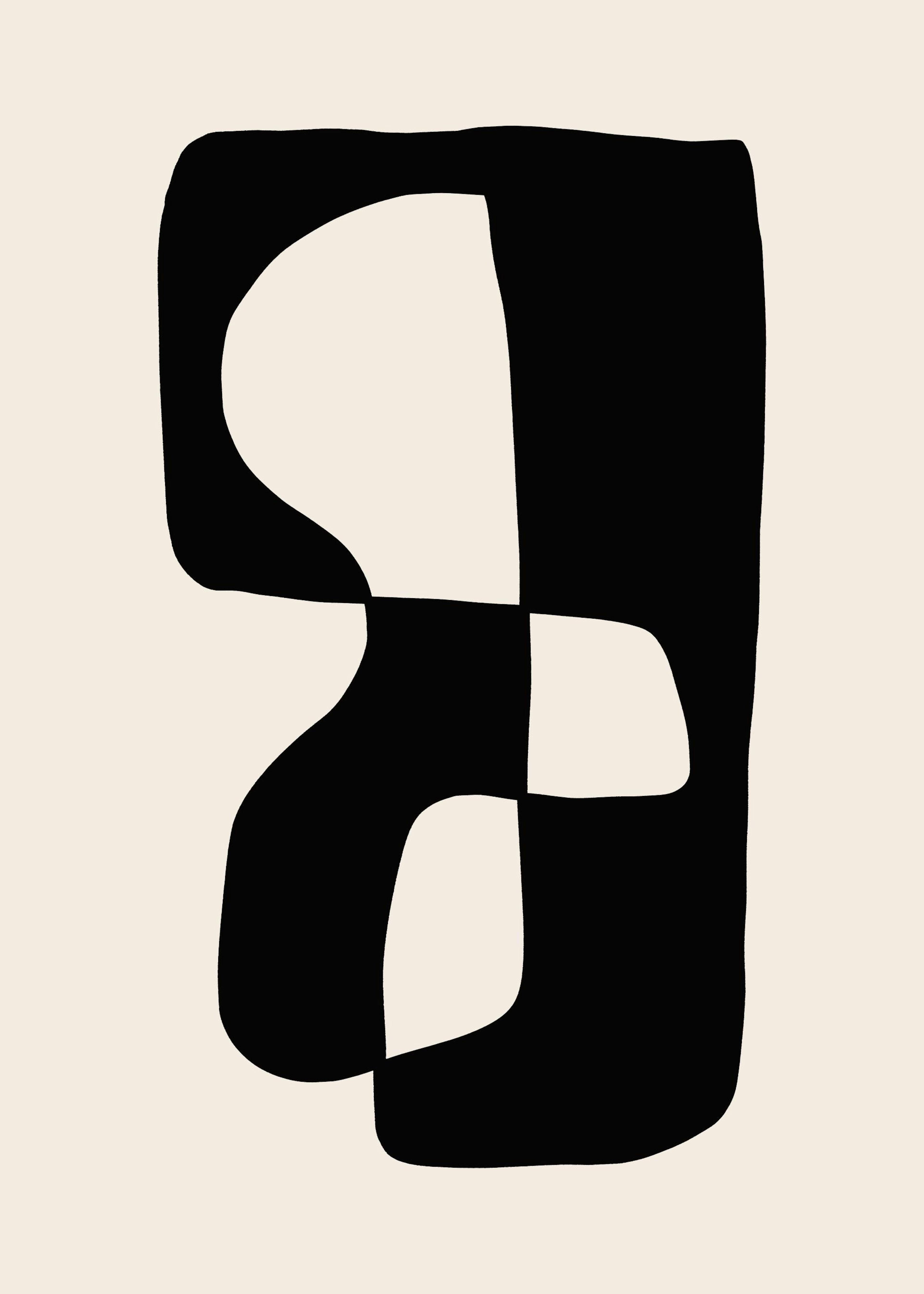 Black Shape Print 0