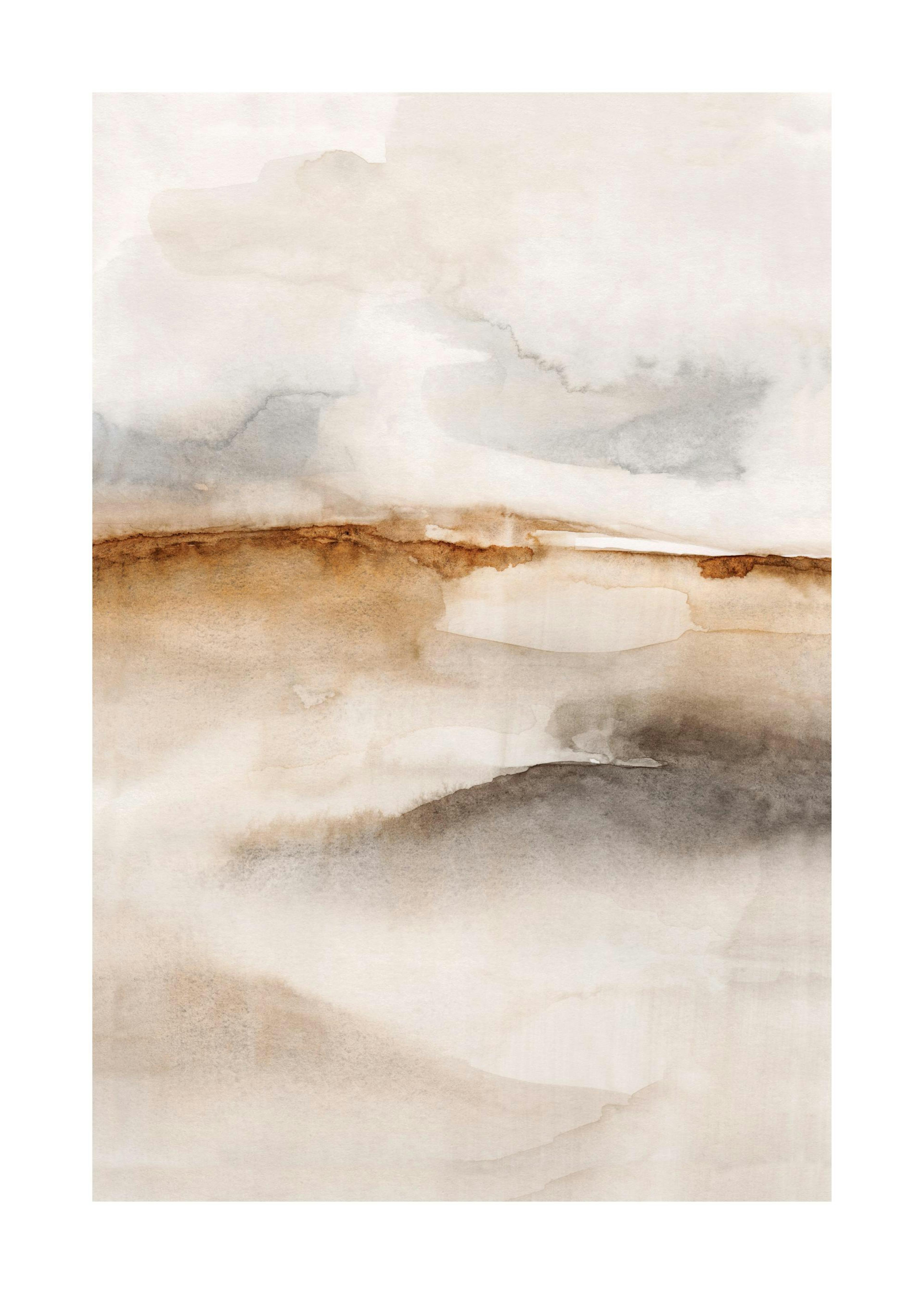 Neutral Watercolor No2 Print 0