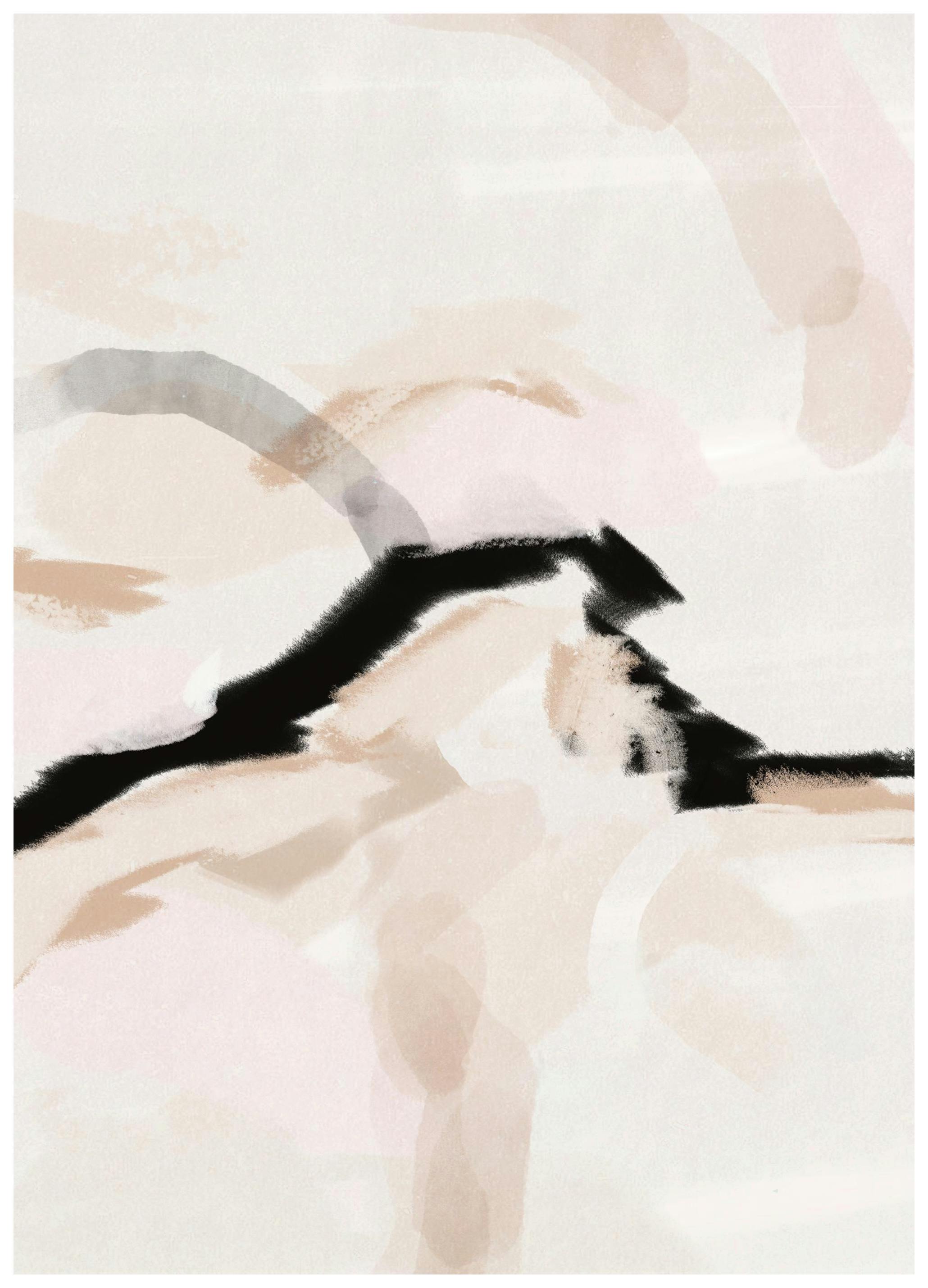 Beige Wave No2 Poster (50x70 cm)