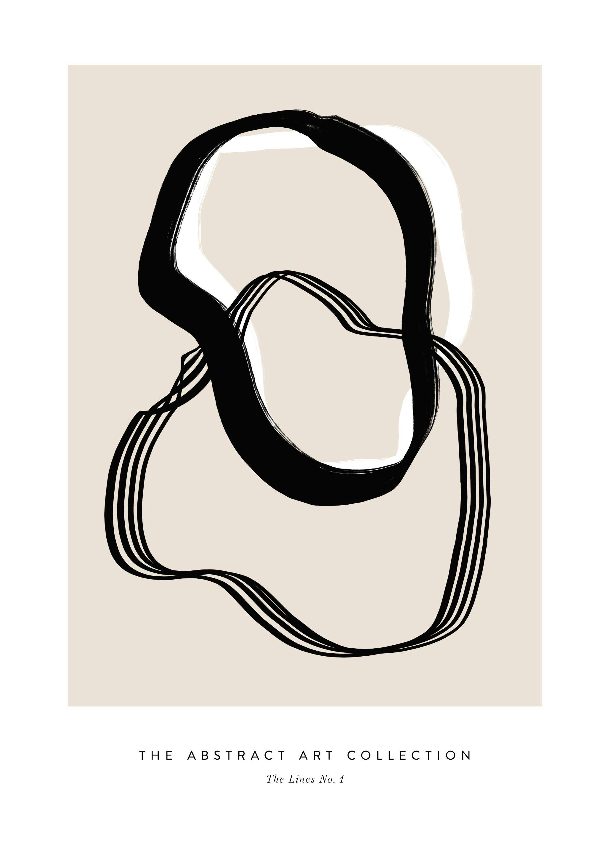 The Lines No1 Poster (30x40 cm)-Poster