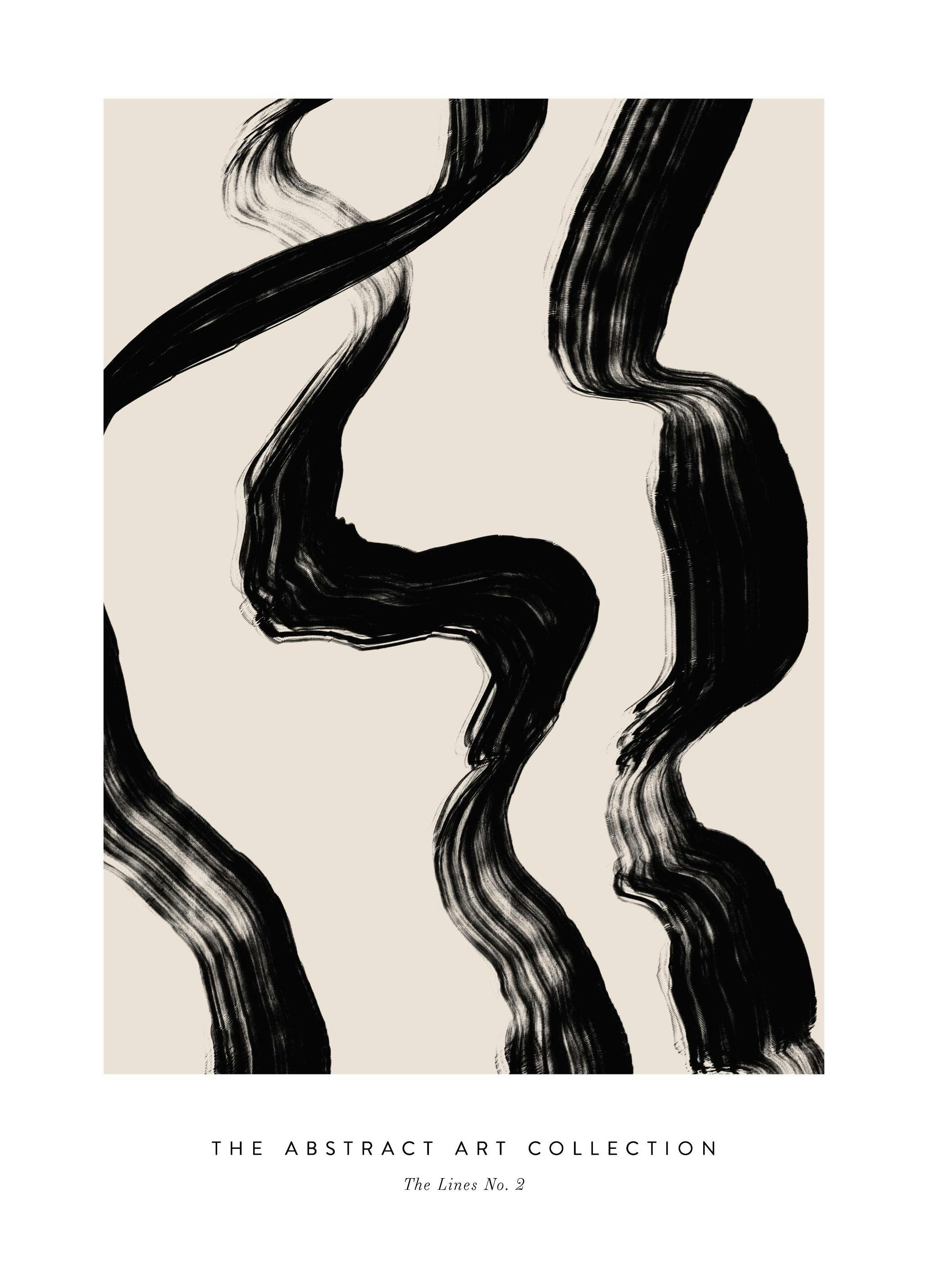Prints - The Lines No2 Print (30x40 cm) - Abstract art prints
