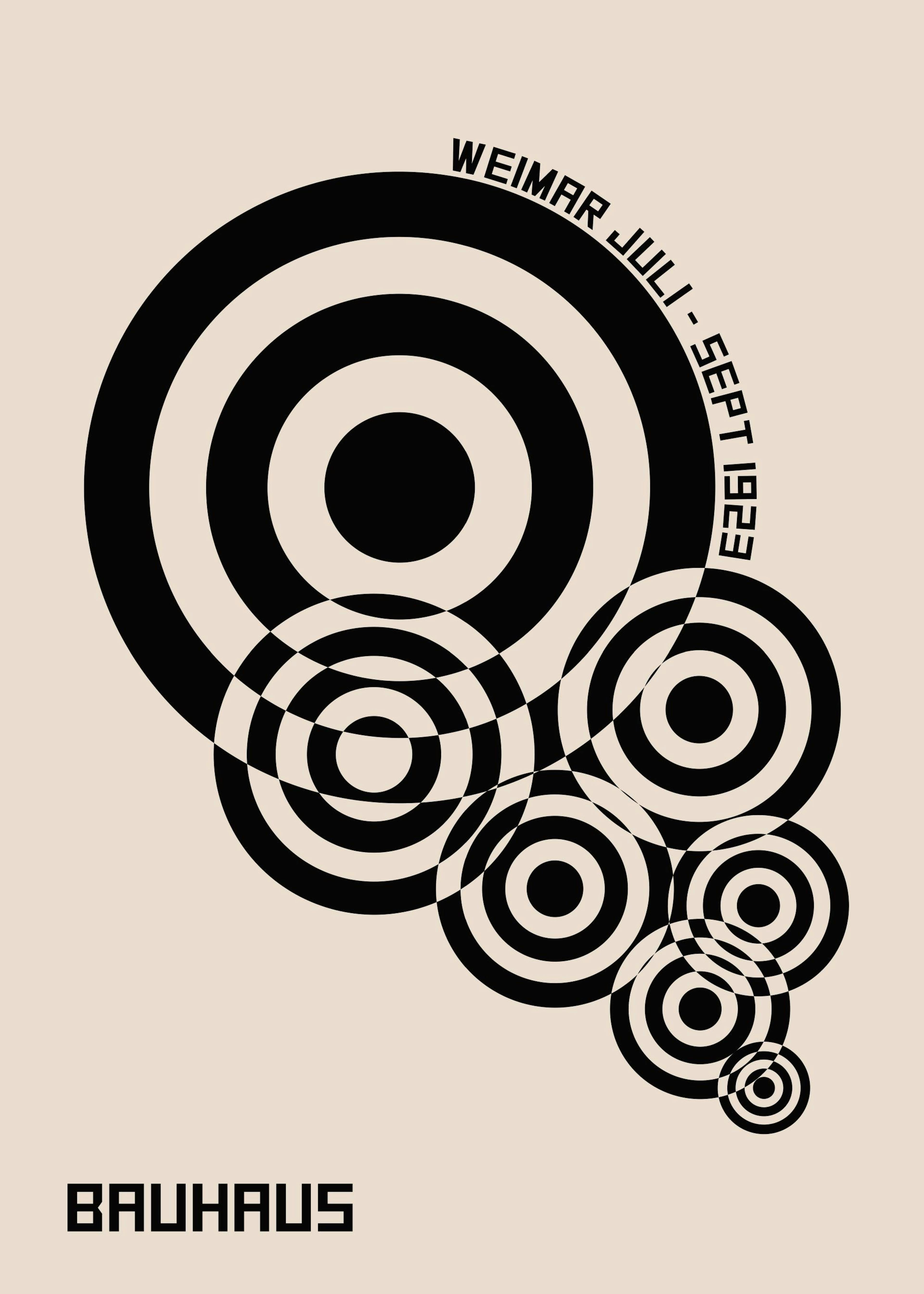 Bauhaus Geometric No1 Print 0