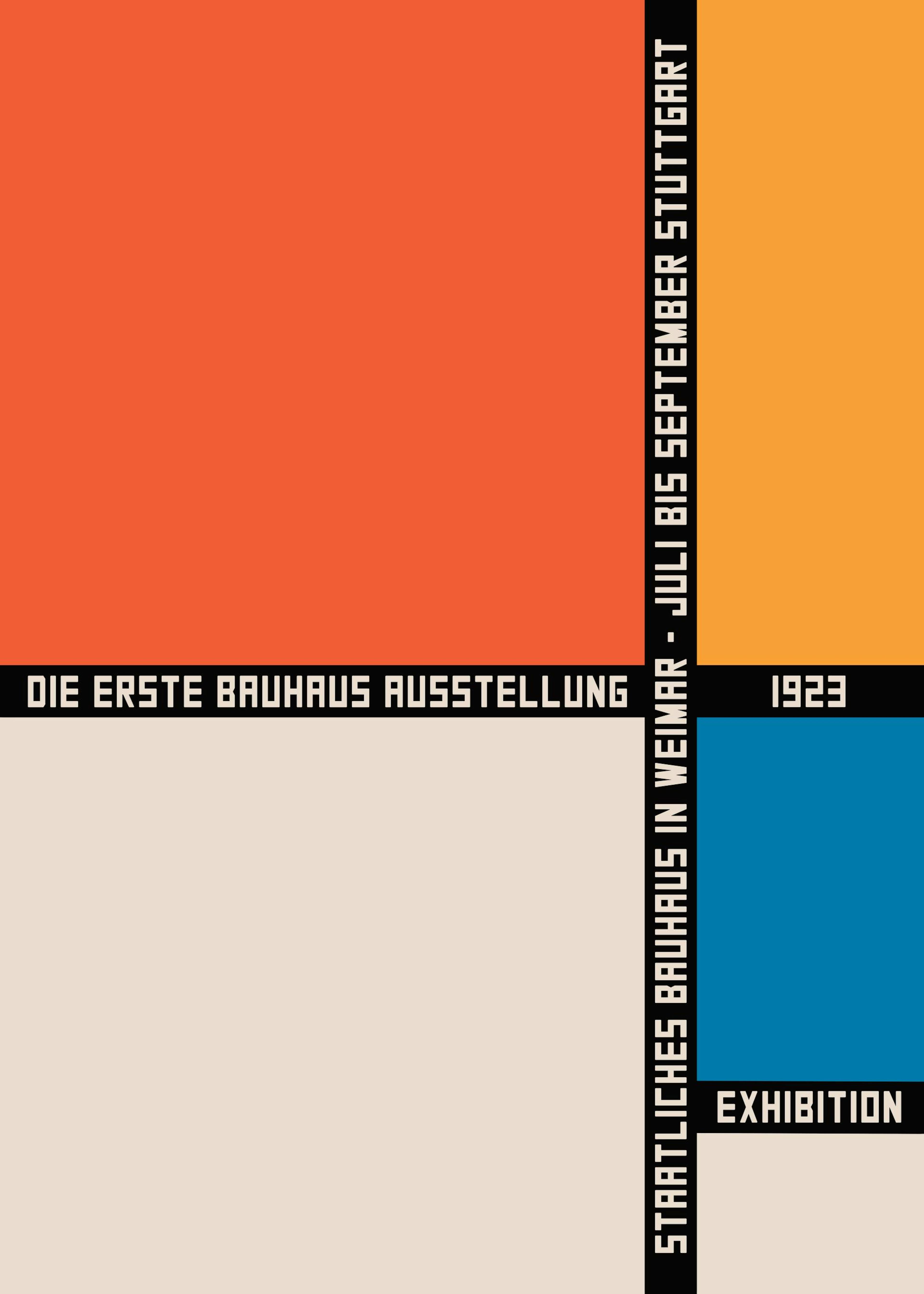 Bauhaus Geometric Color Blocks Print 0