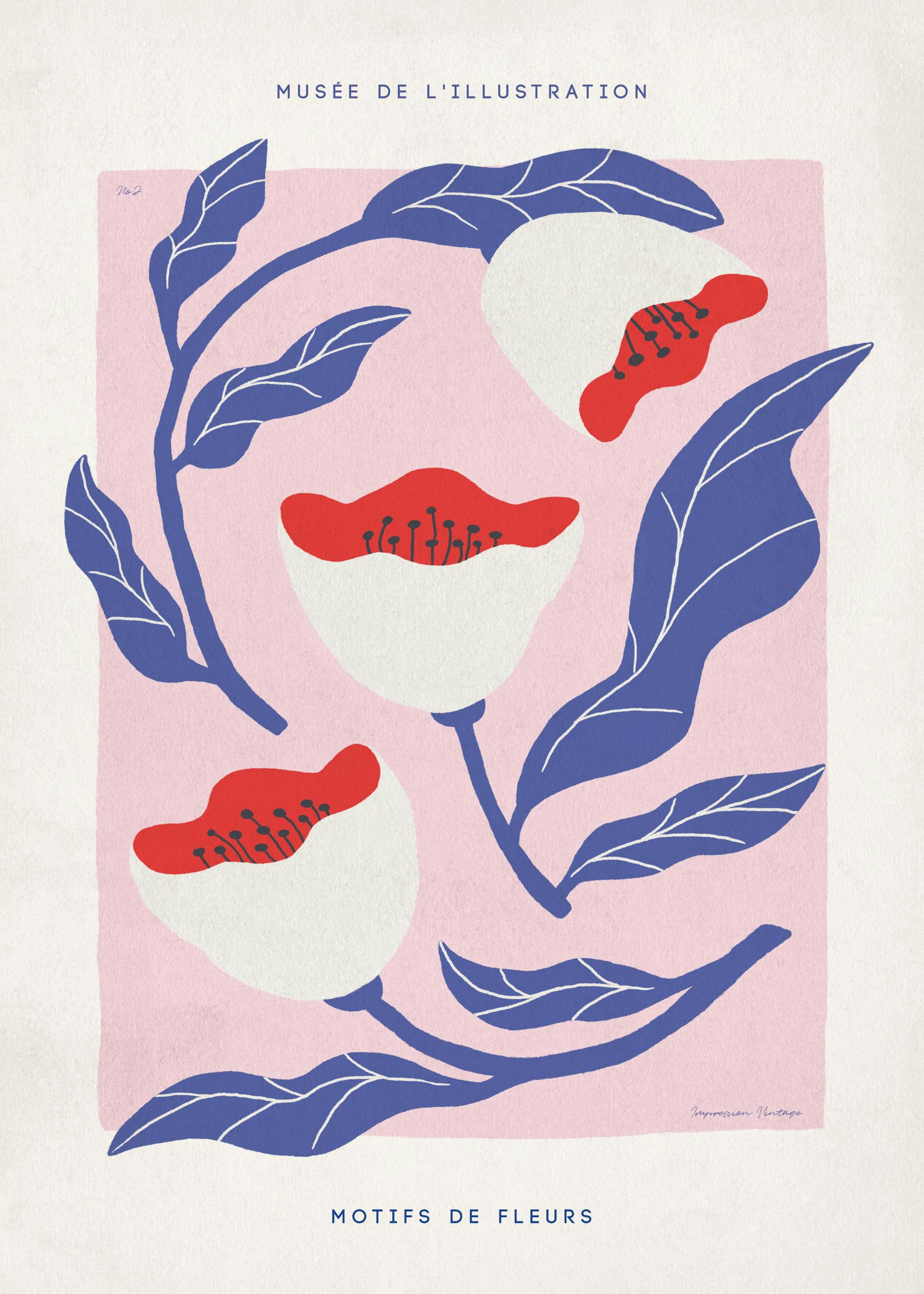 Motifs de Fleurs No2 Poster 0