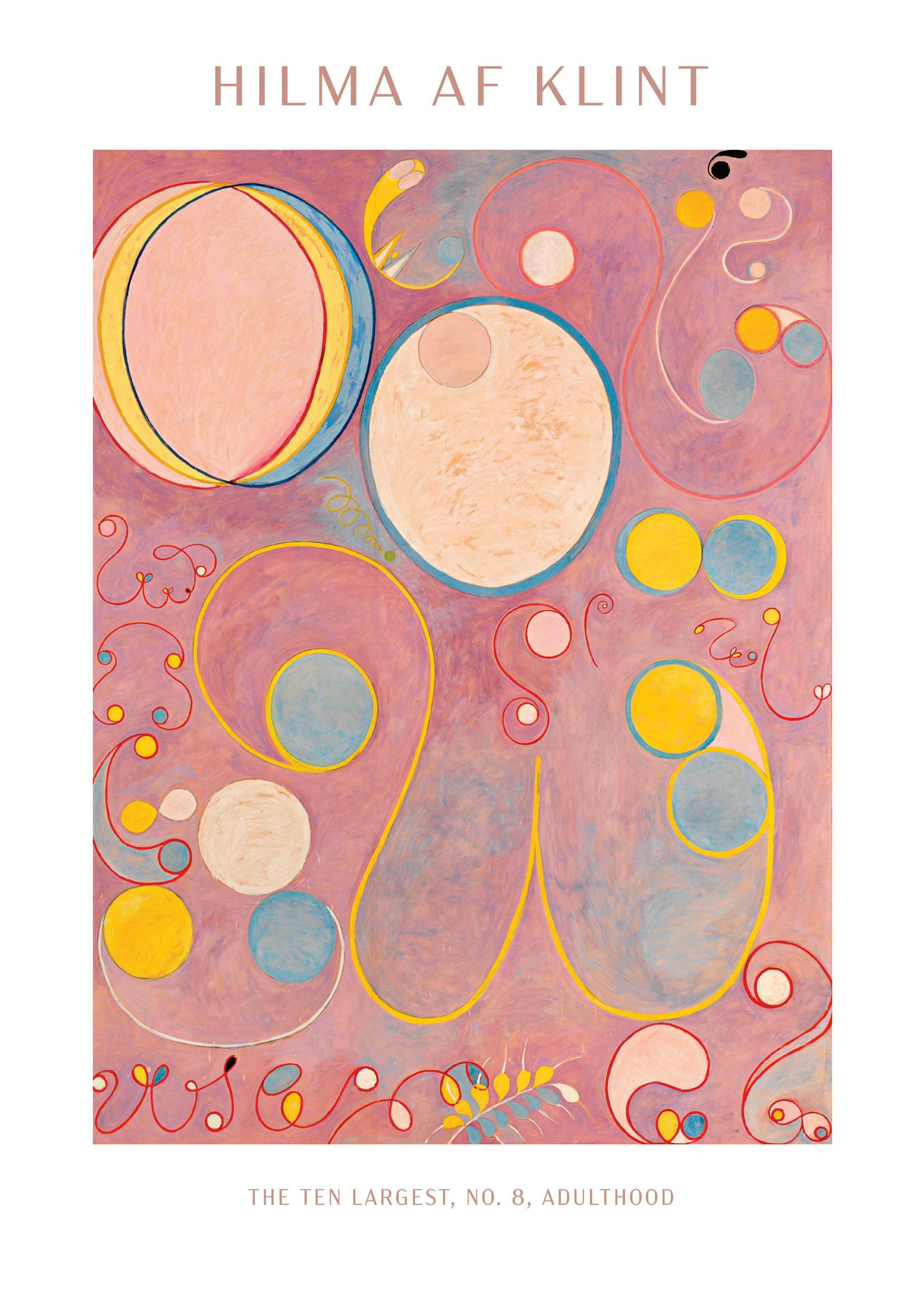 Plakat - The ten largest, No.8, adulthood by Hilma Af Klint 0