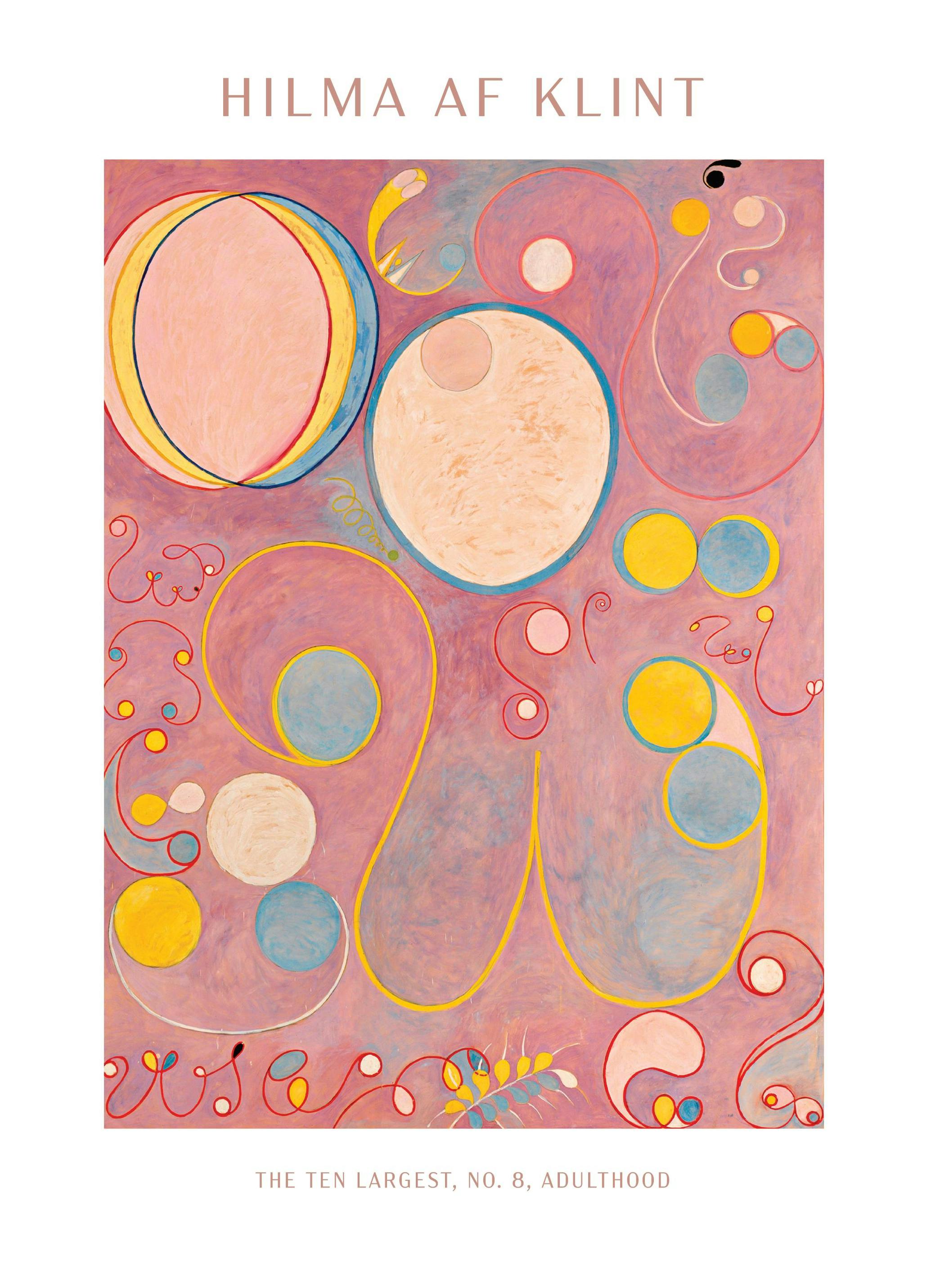 Poster - The ten largest, No.8, adulthood by Hilma Af Klint (21x30 cm)