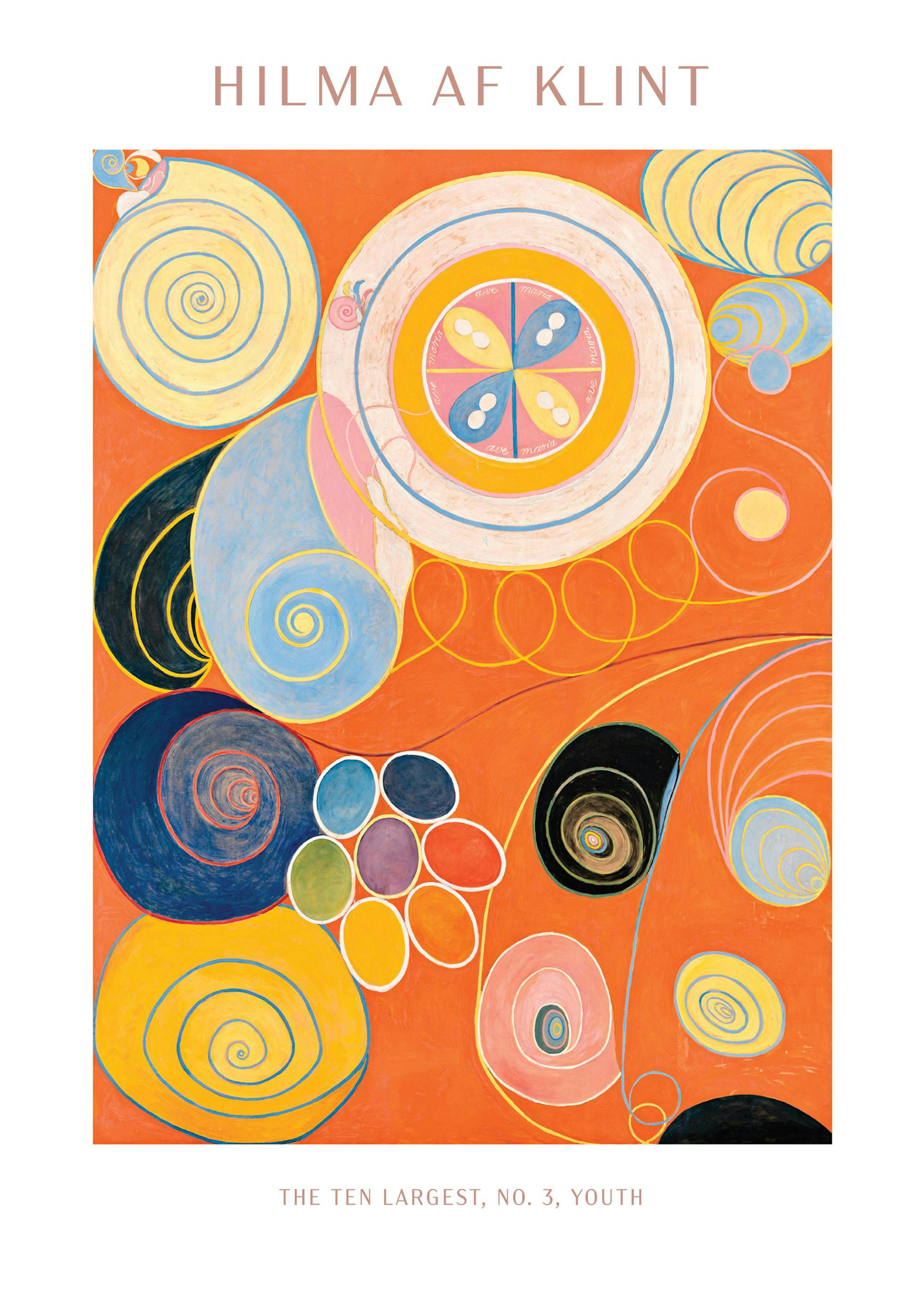 Plakat - The ten largest, No.3, Youth by Hilma Af Klint 0