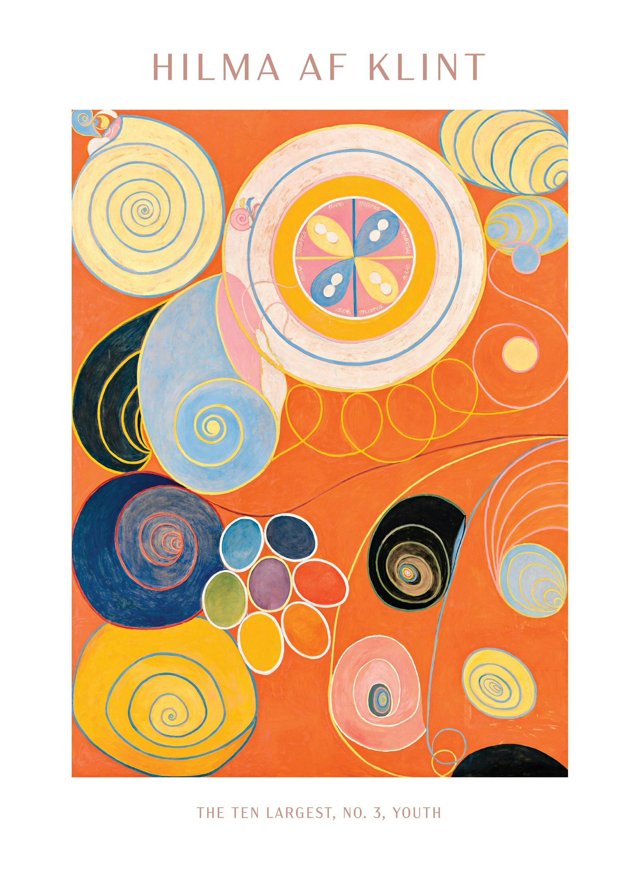 Poster - The ten largest, No.3, Youth by Hilma Af Klint (21x30 cm)