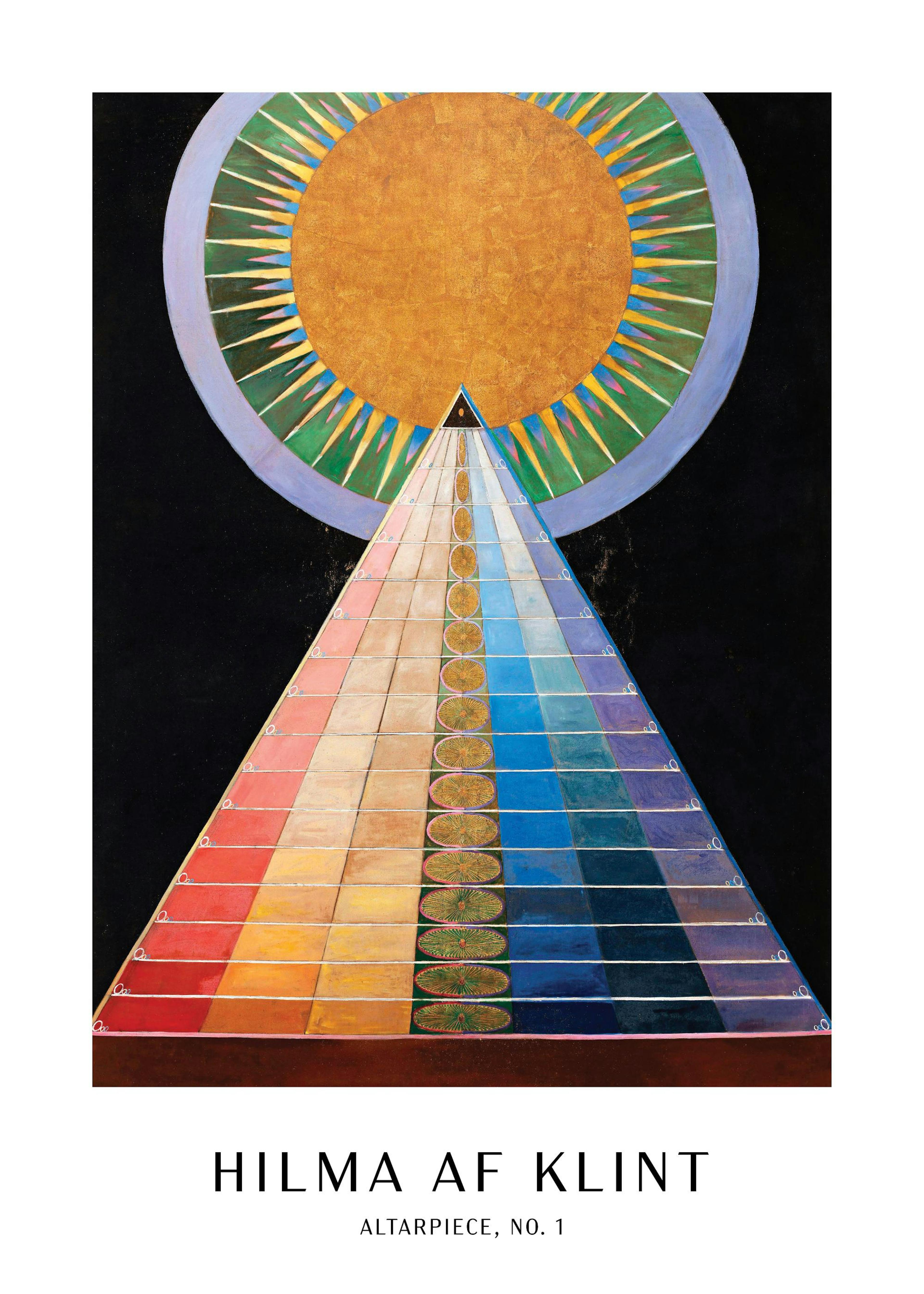 Plakat - Altarpiece, No.1 by Hilma Af Klint 0