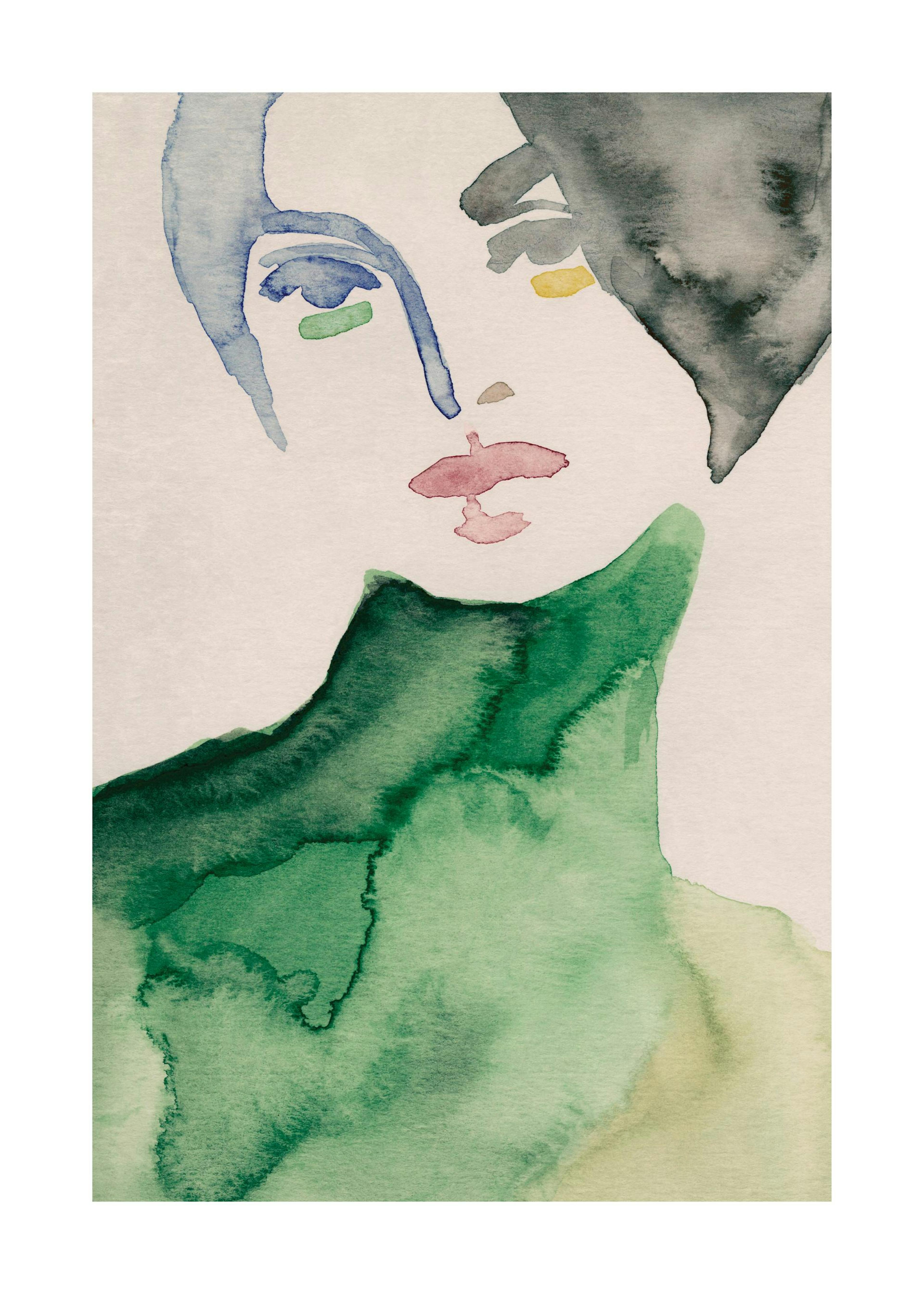 Lady in Green Plakat 0