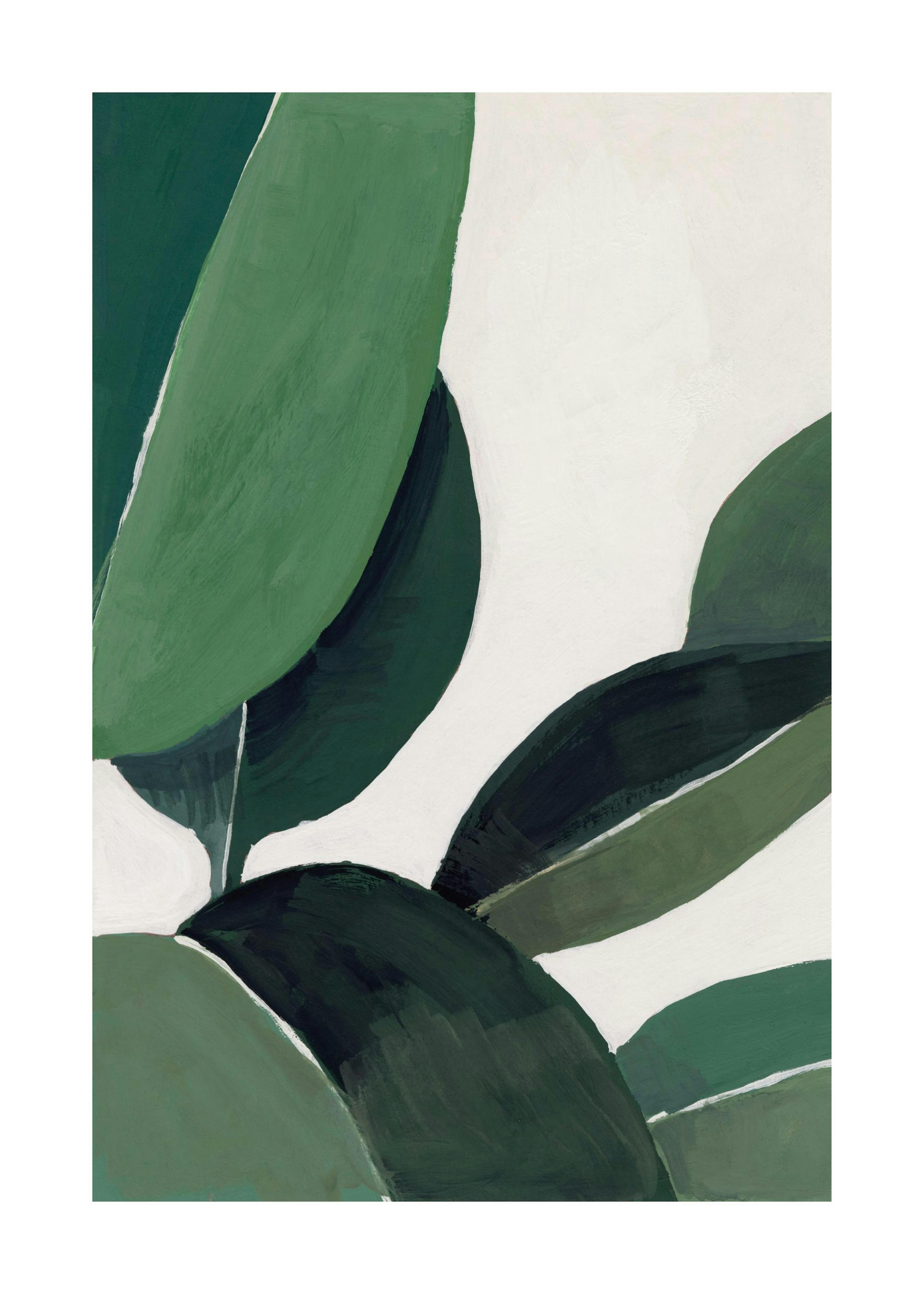 Gouache Leaves Plakat 0