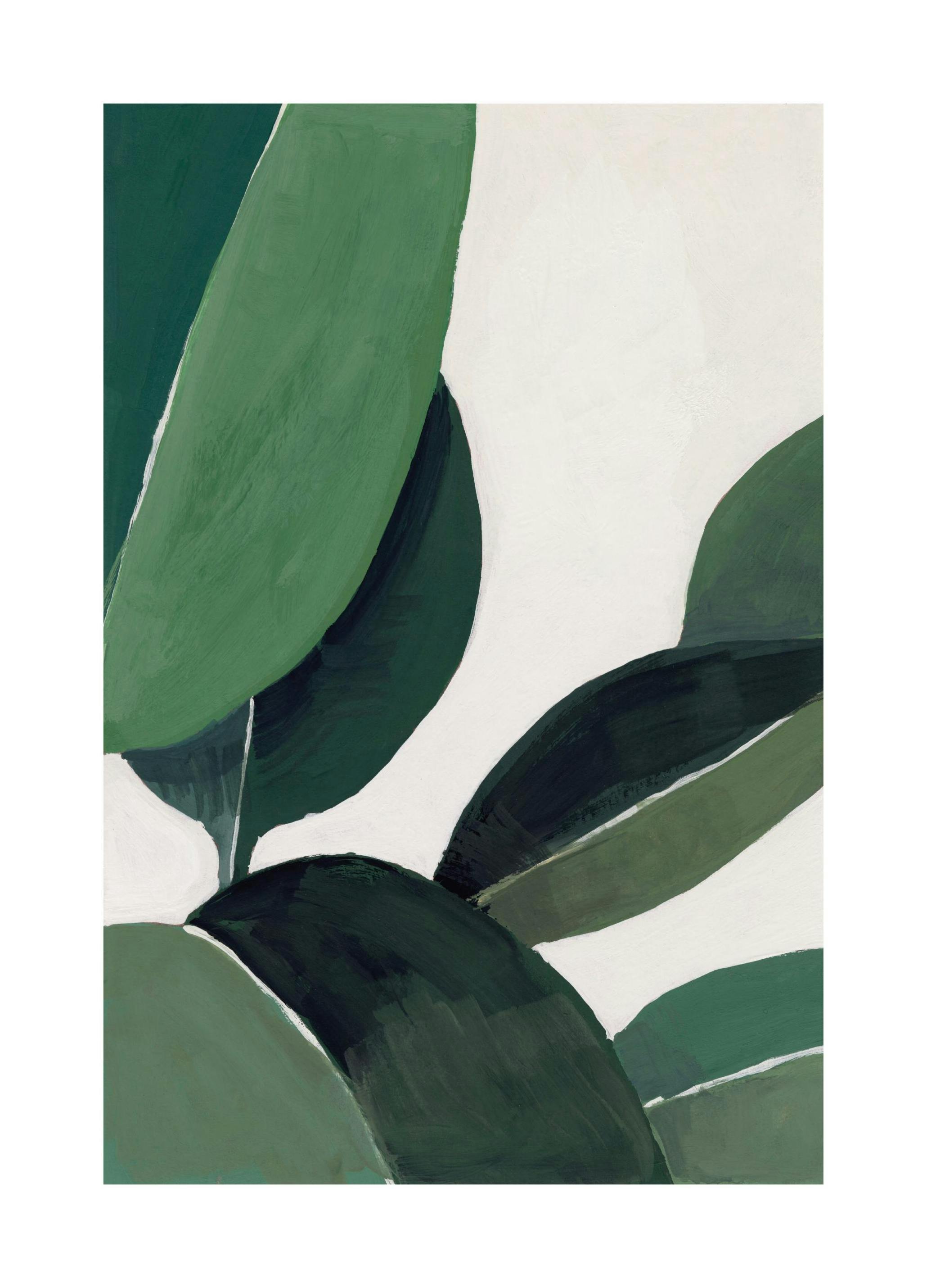 Prints - Gouache Leaves Print (30x40 cm) - Paintings
