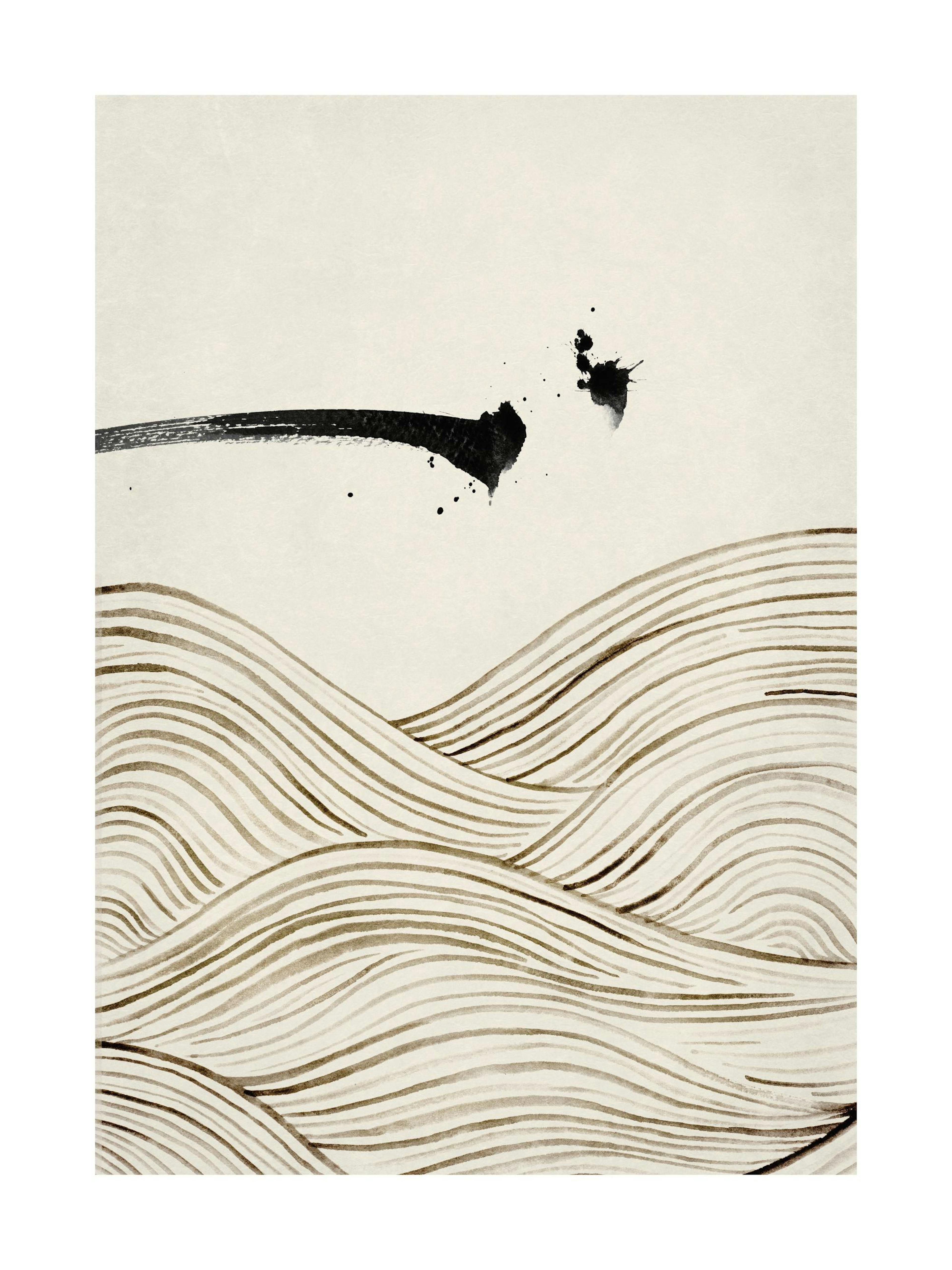Ink Waves No1 Plakat 0