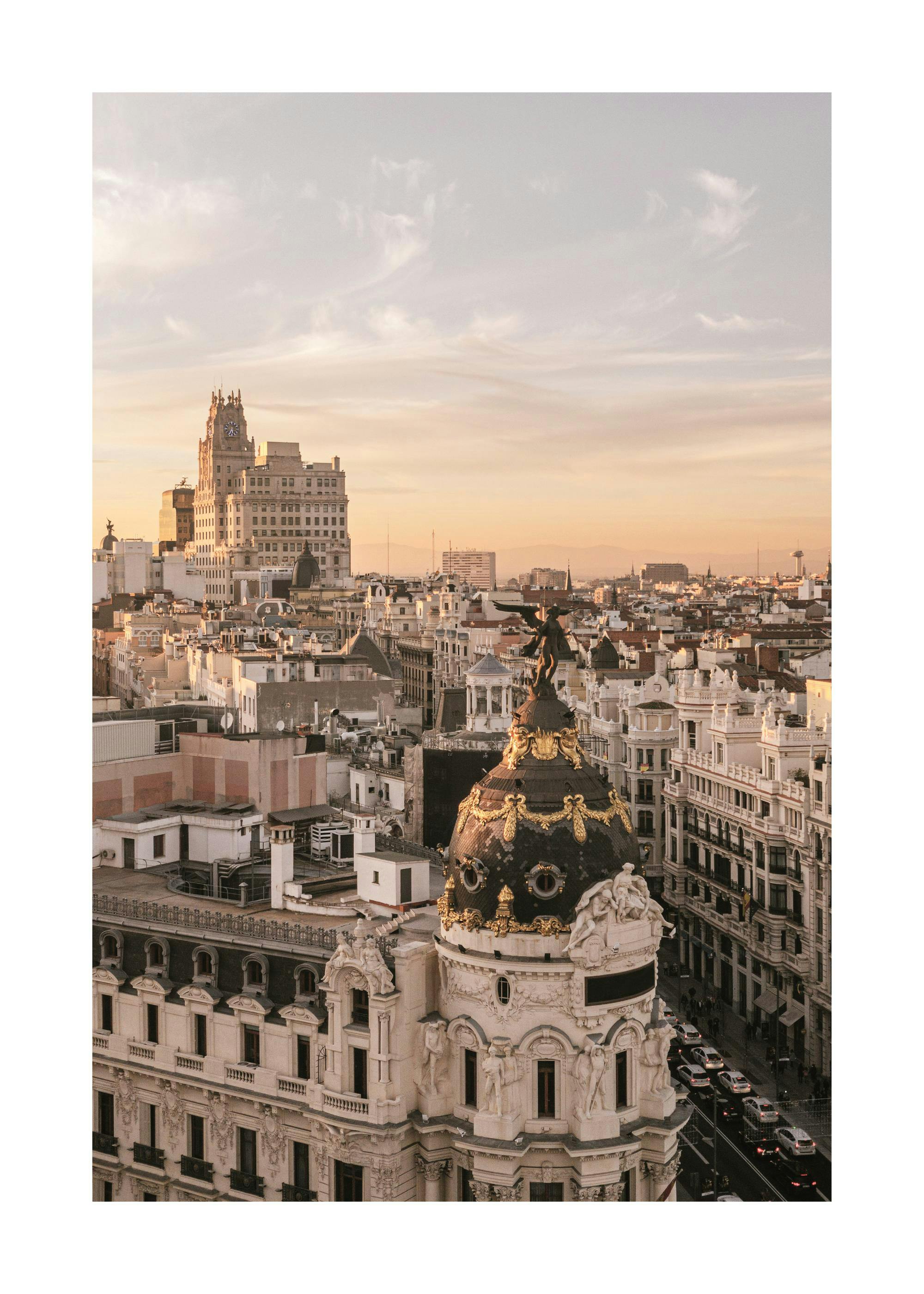Gran Via Street Print 0