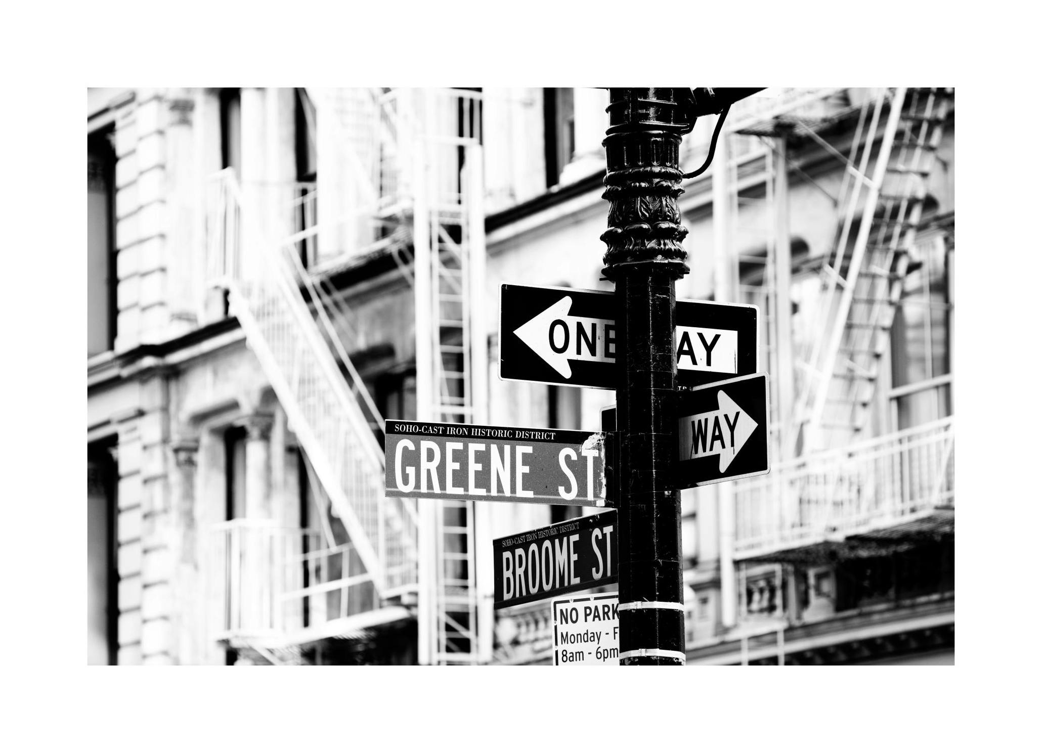 Multiple Directions Print (30x40 cm)- Maps & cities posters