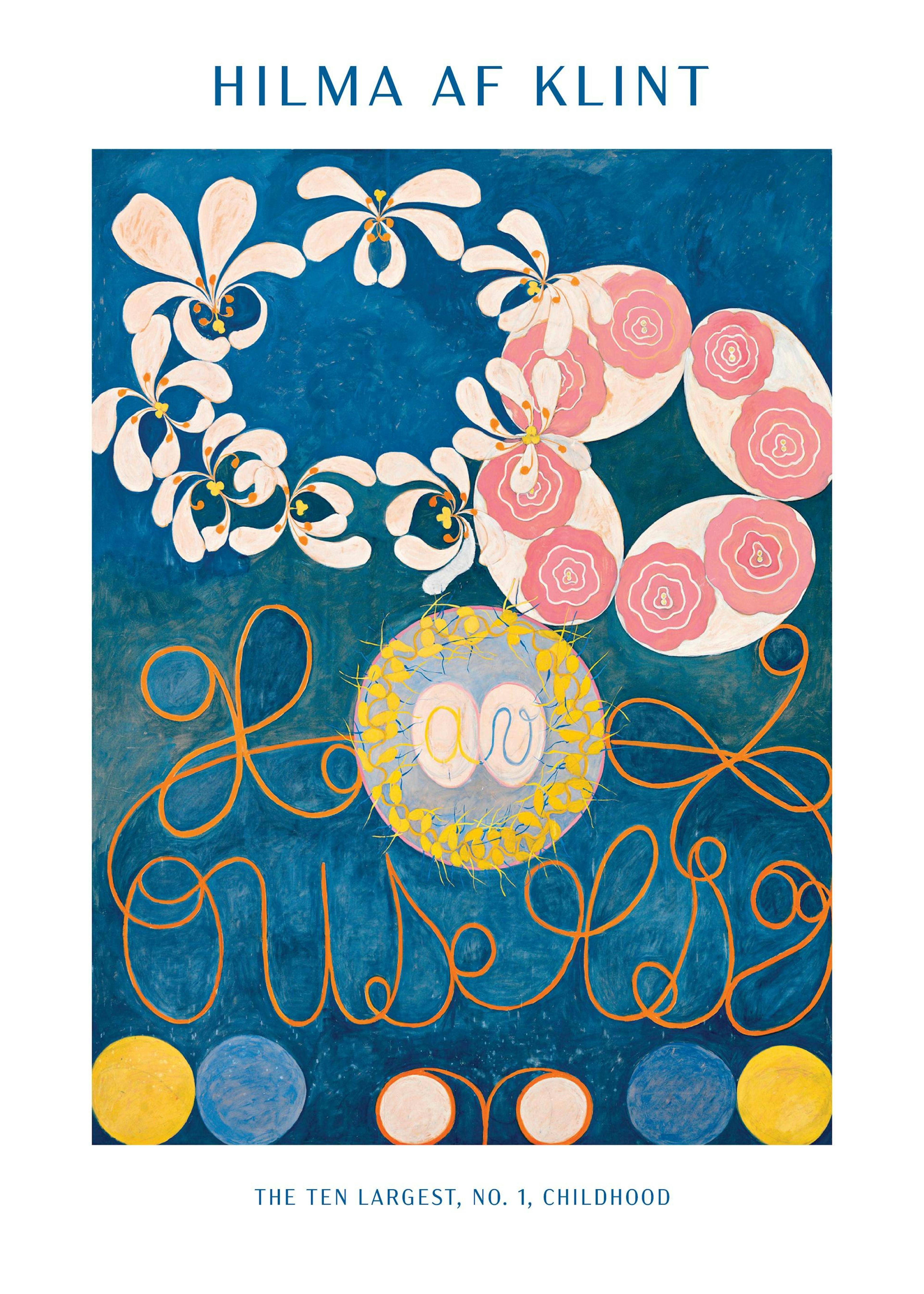 Plakat - The ten largest, No.1, childhood by Hilma Af Klint 0