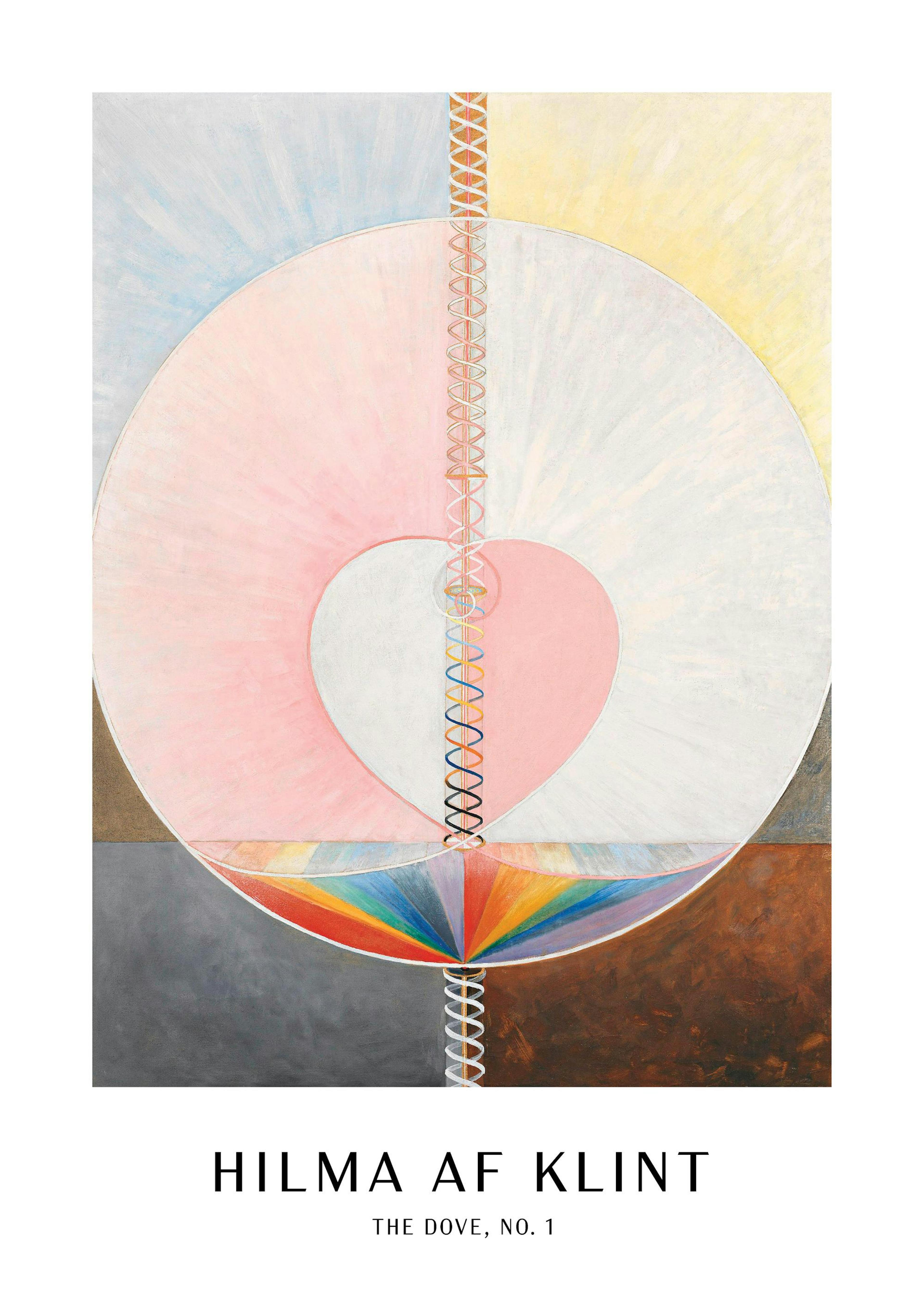 Affiche - The dove, No.1 by Hilma Af Klint 0