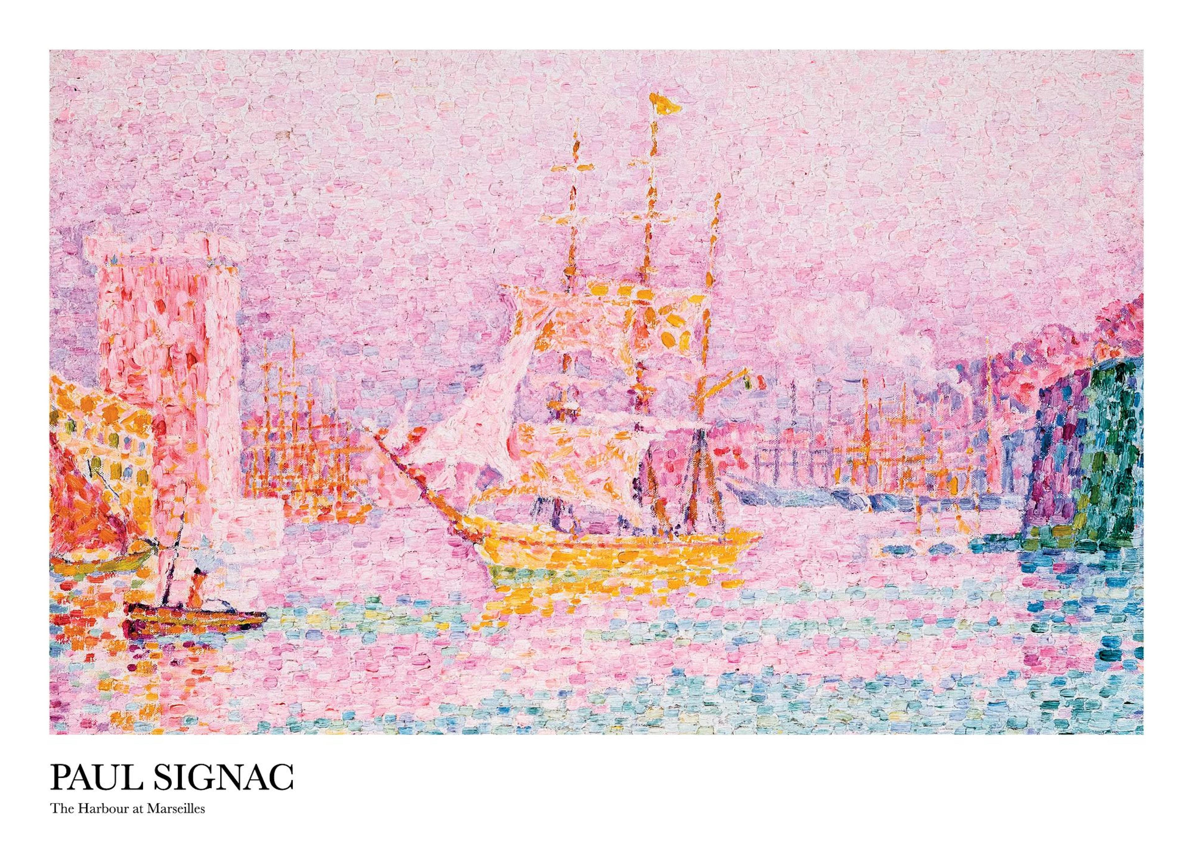 Paul Signac - The Harbour at Marseilles Affiche 0