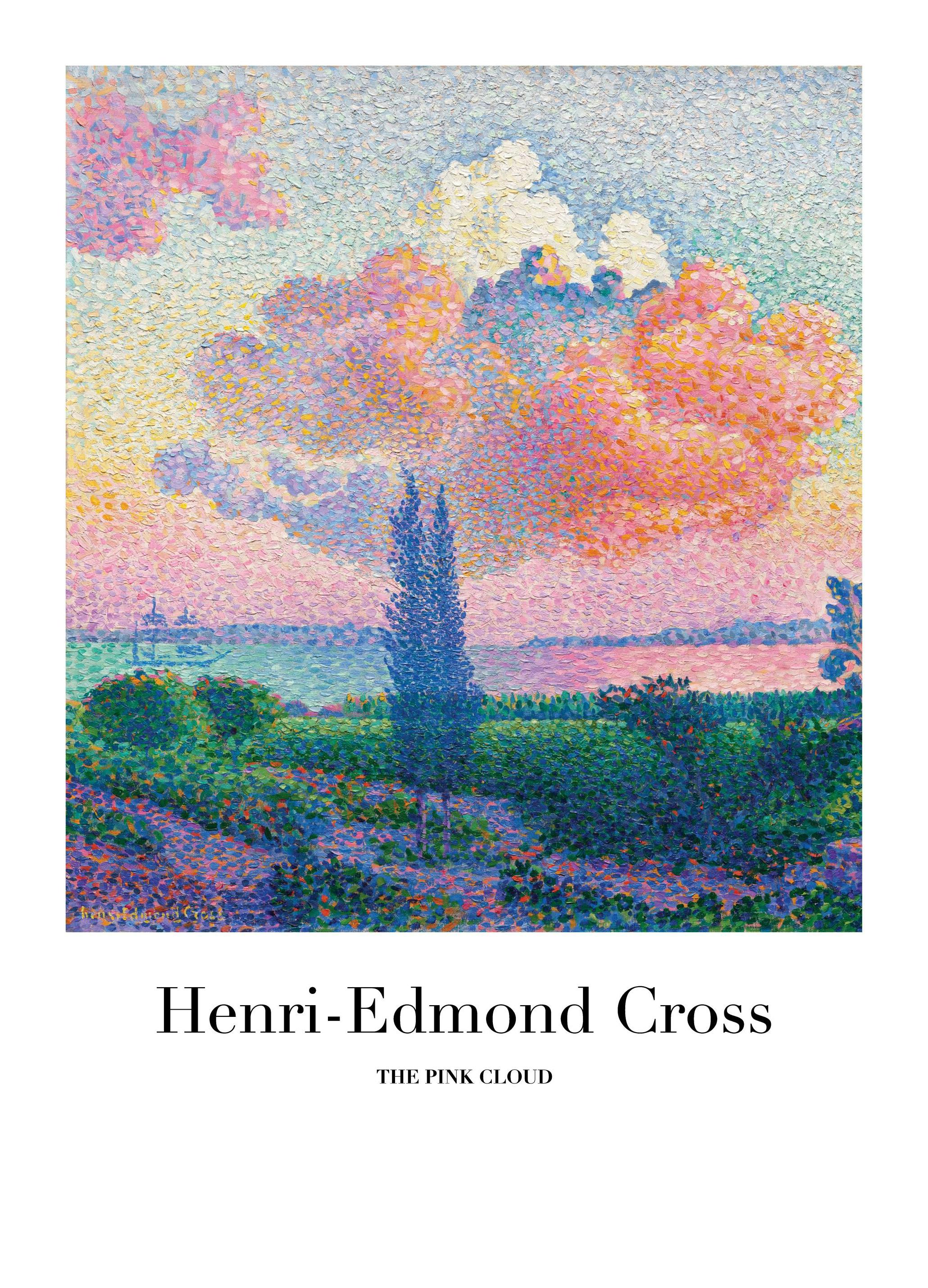 Prints - Henri-Edmond Cross - The Pink Cloud Print (30x40 cm) - Henri-Edmond Cross prints