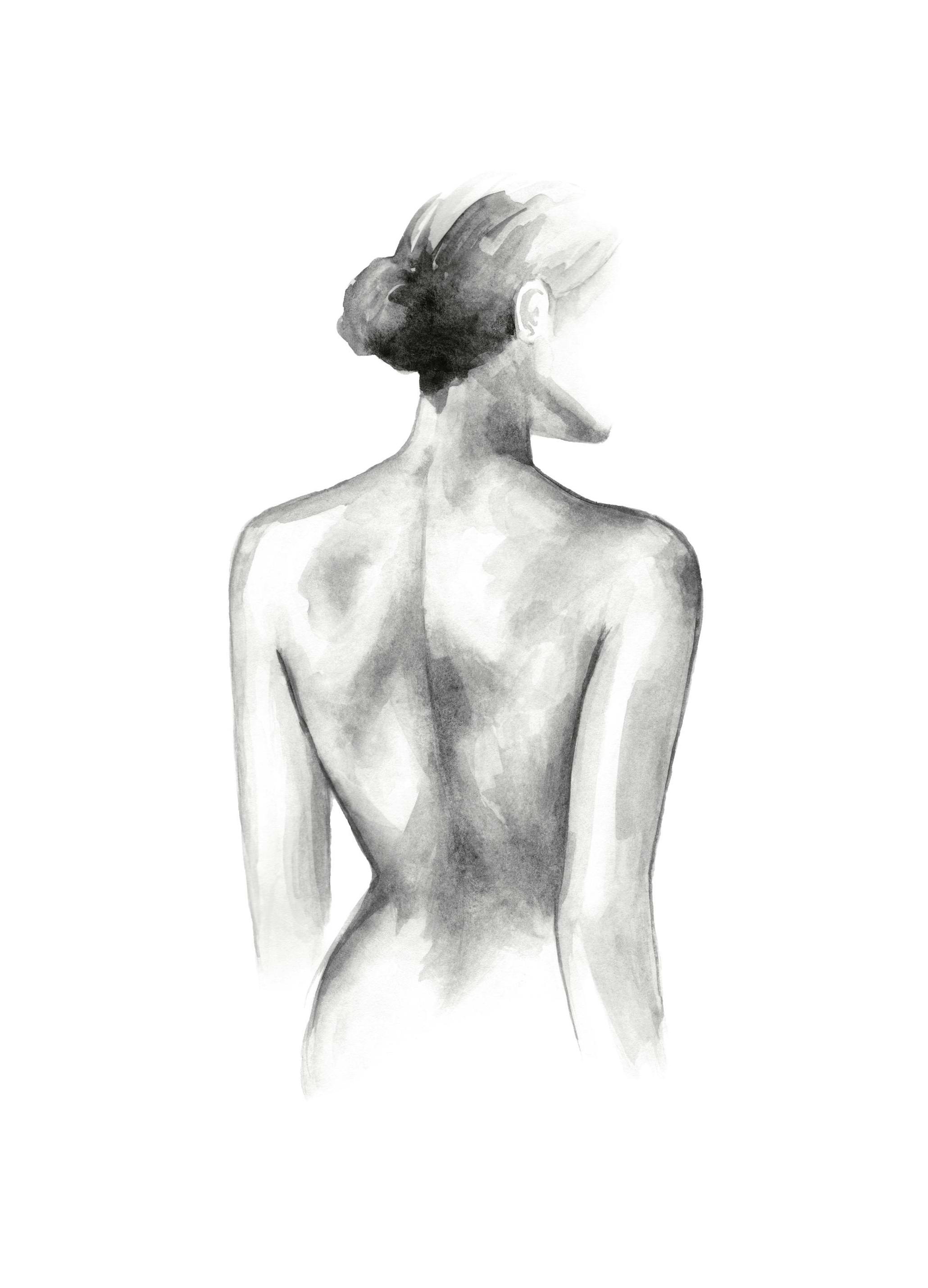 Feminine Watercolor Poster (30x40 cm)- Quadros de aguarelas