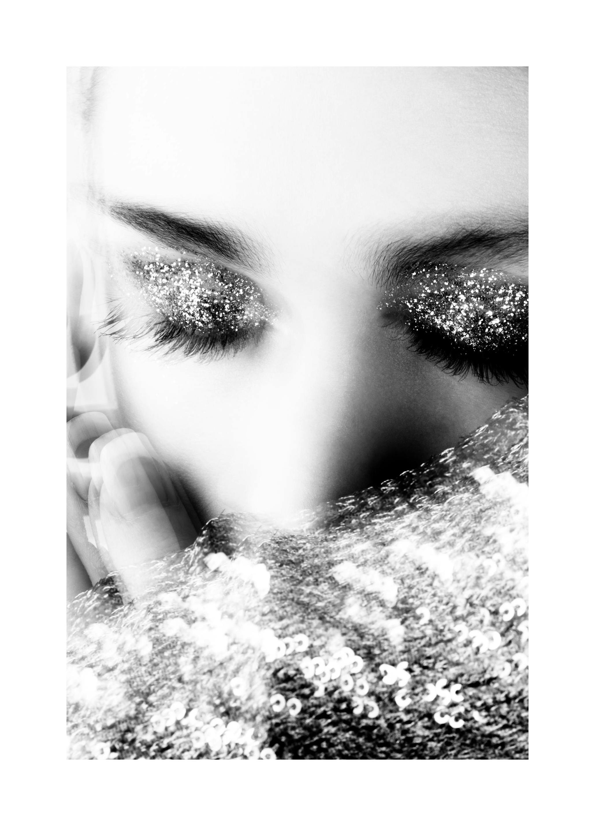 Glitter Eyeshadow No2 Poster (30x40 cm)- Foto in bianco e nero