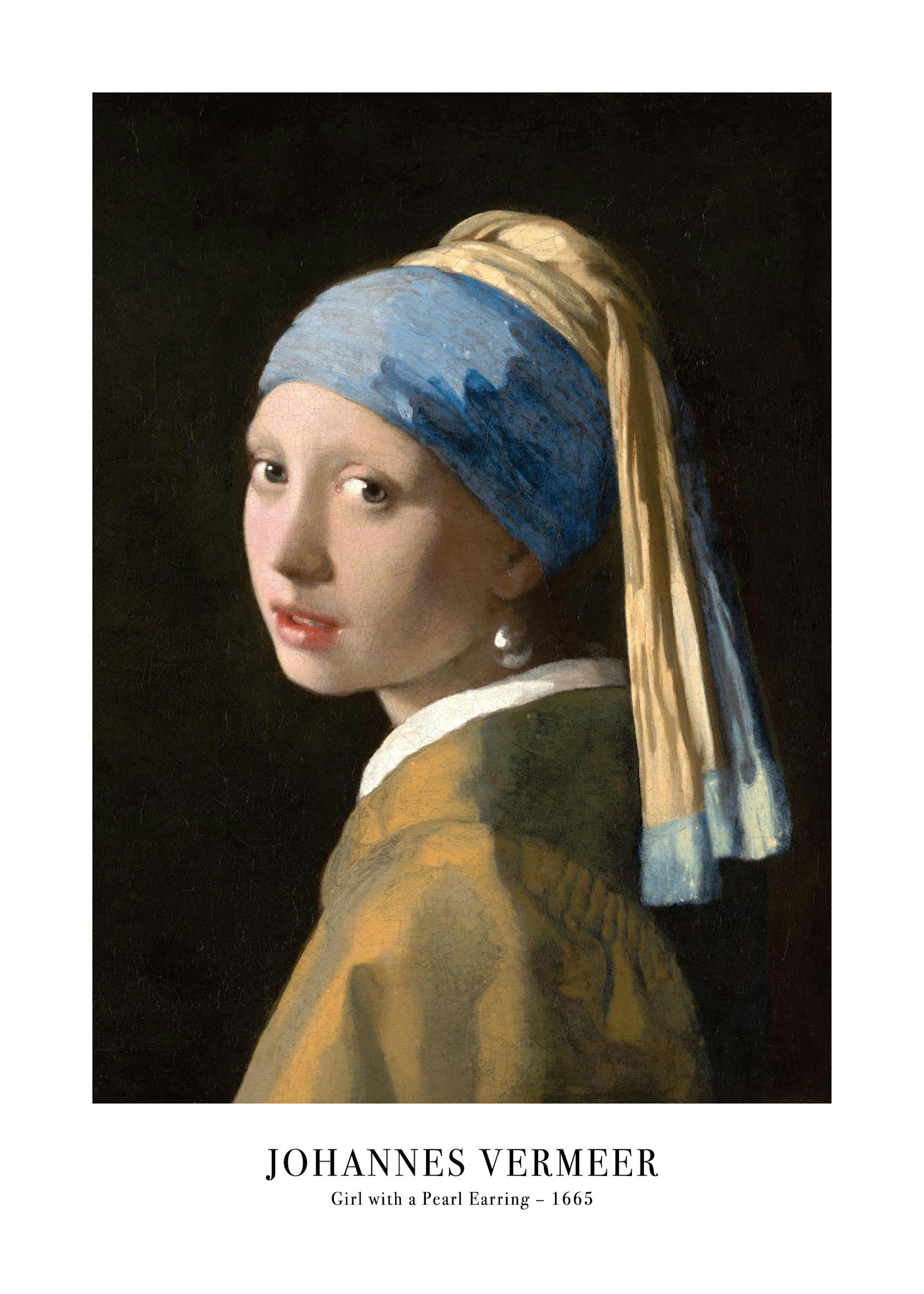 Johannes Vermeer - Girl with a Pearl Earring Print 0