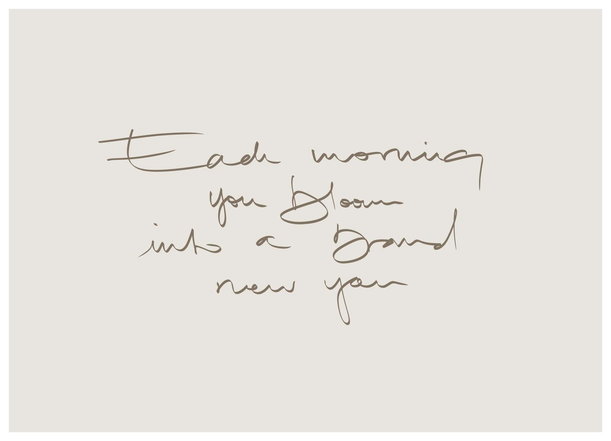 Soulful Blooming Poster (21x30 cm) -  Bilder und Poster mit Zitaten