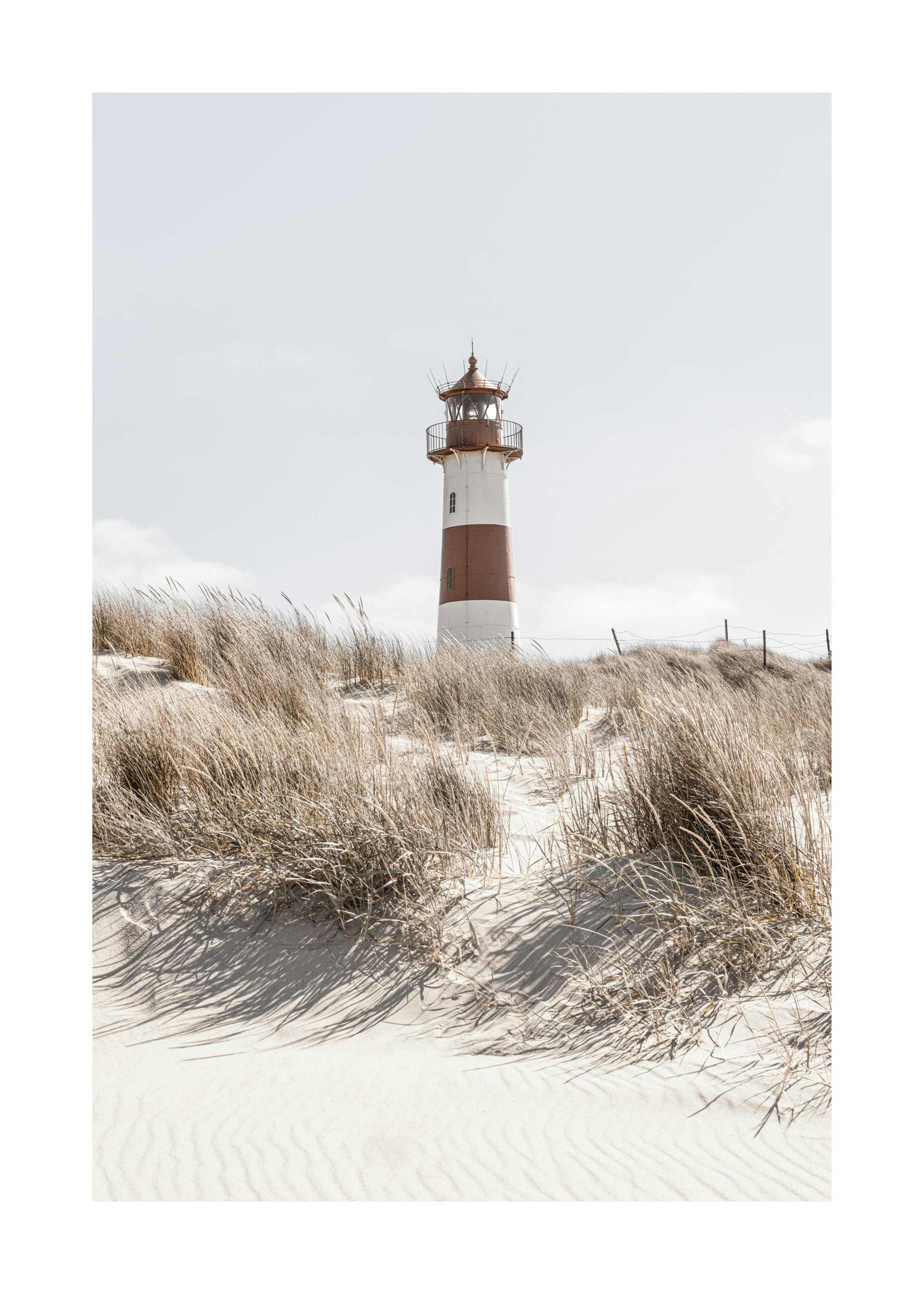 Lighthouse on Dune Plagát 0